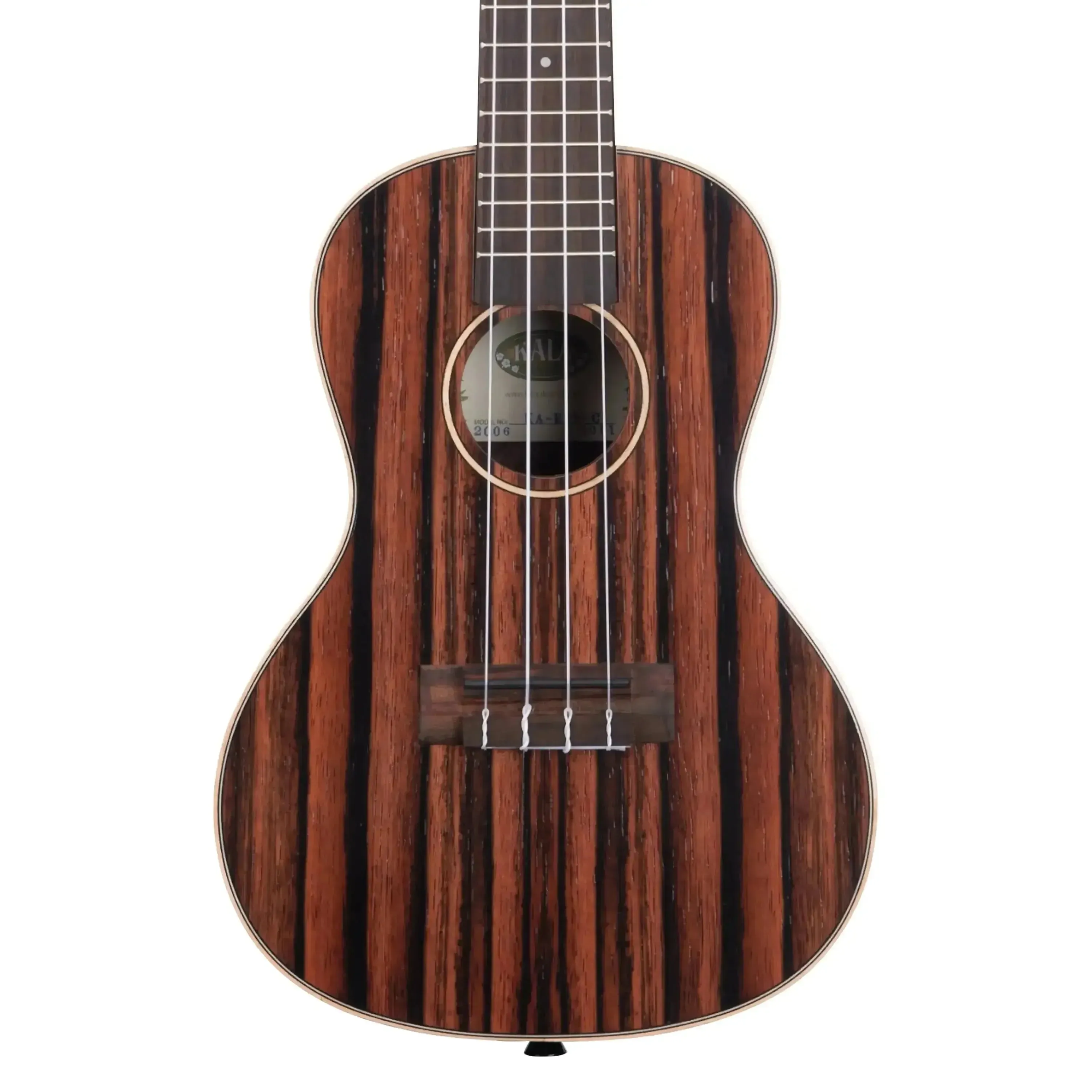 Kala EBY-C Striped Ebony Concert Ukulele