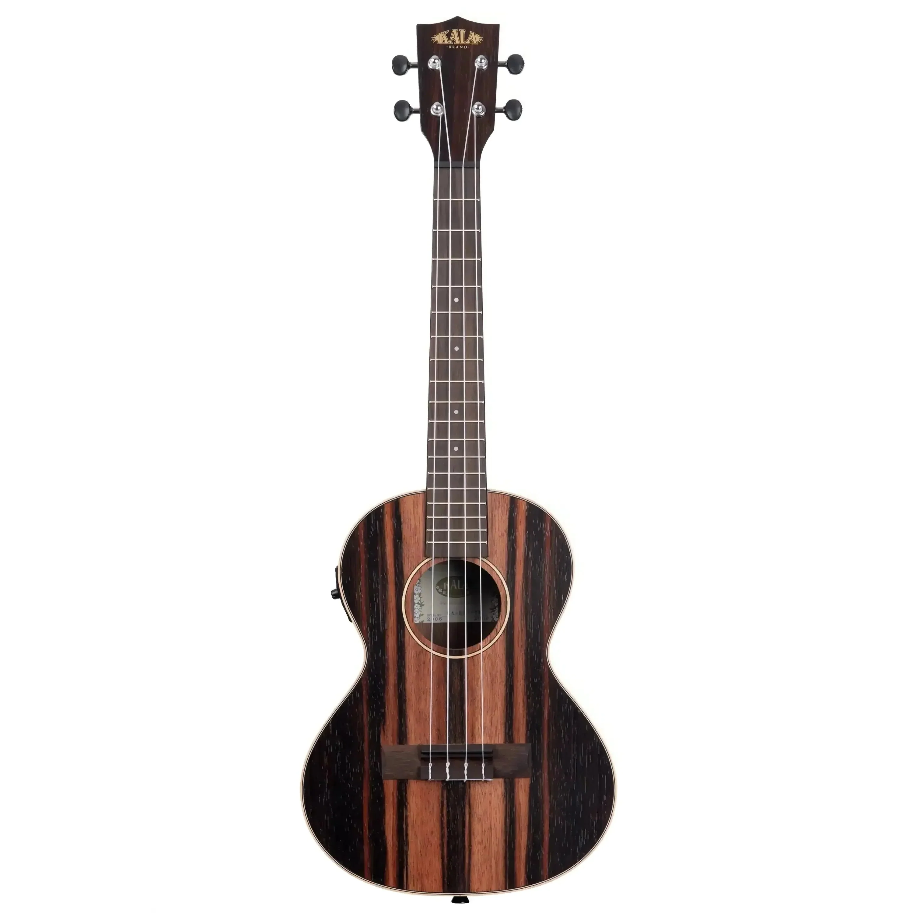 Kala EBY-TE Striped Ebony Tenor Ukulele w/ EQ - Image 3
