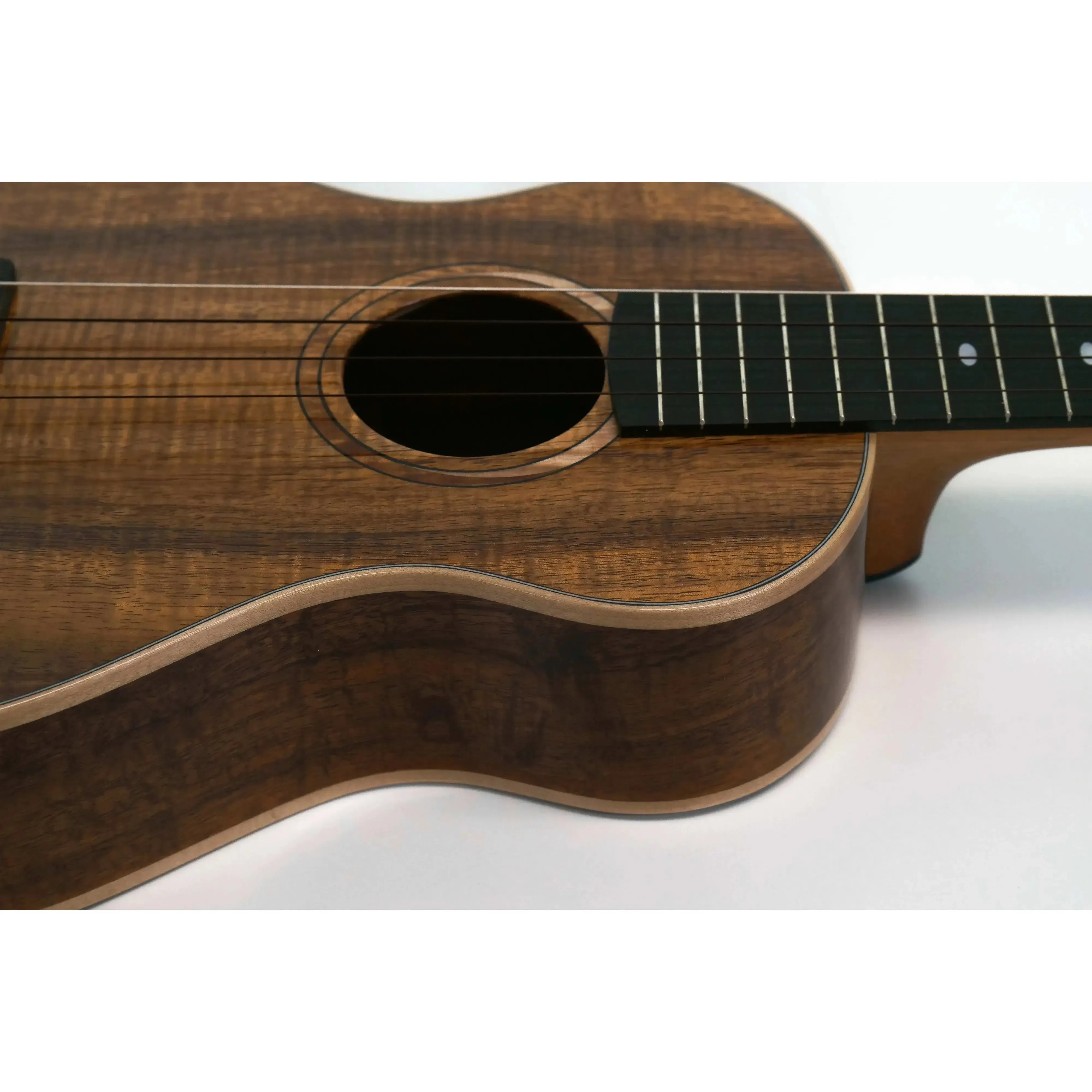 Kala Elite KOA-STG Solid Koa Super Tenor XL Ukulele - Image 3
