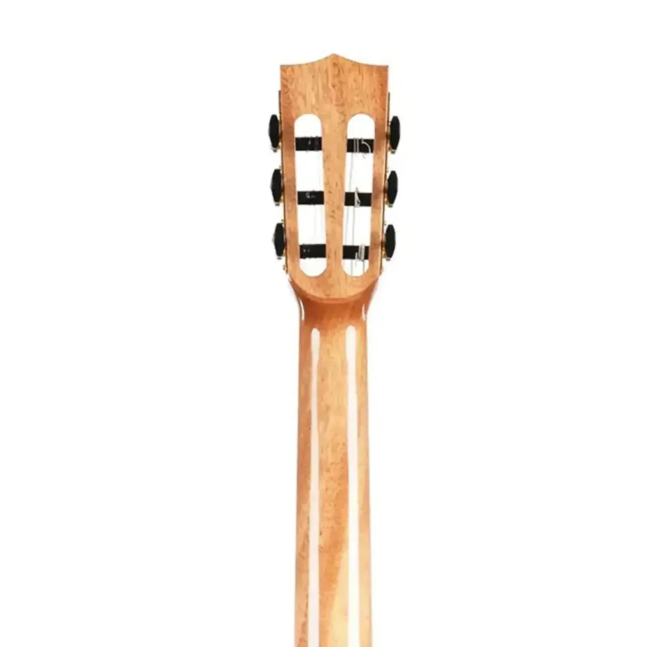 Kala GTR-MTN-E Solid Mahogany Top Thinline Nylon Guitar w/ Pickup - Image 6