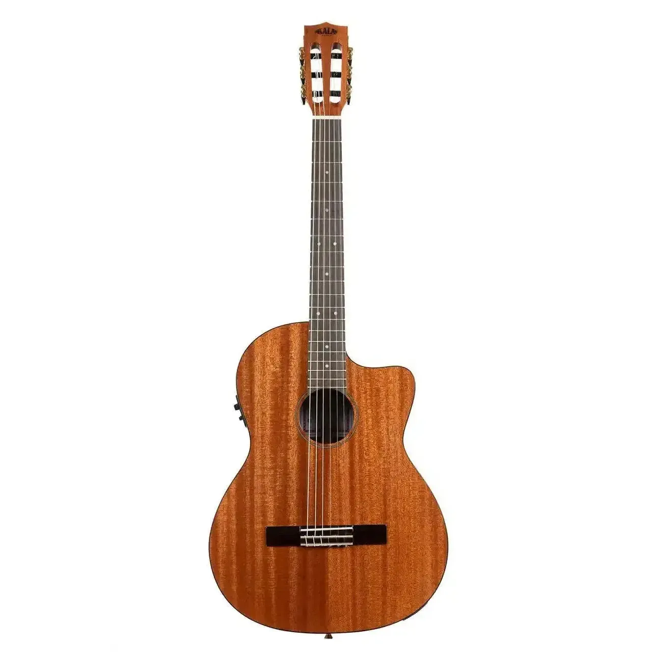 Kala GTR-MTS-E Solid Mahogany Top Thinline Steel Guitar w/ Pickup - Image 3