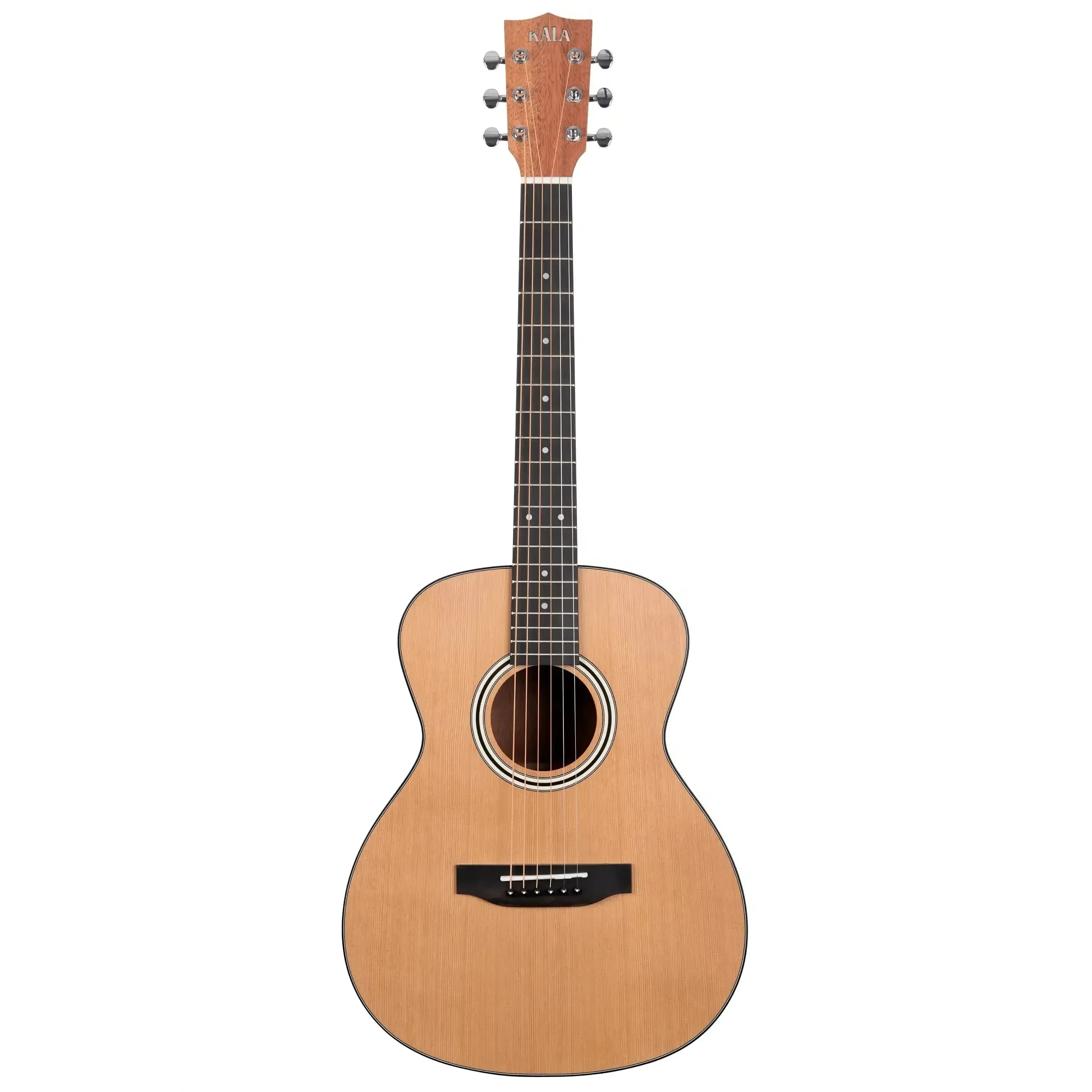 Kala GTR-OM-CMH Solid Cedar Top Mini Orchestra Guitar - Image 3