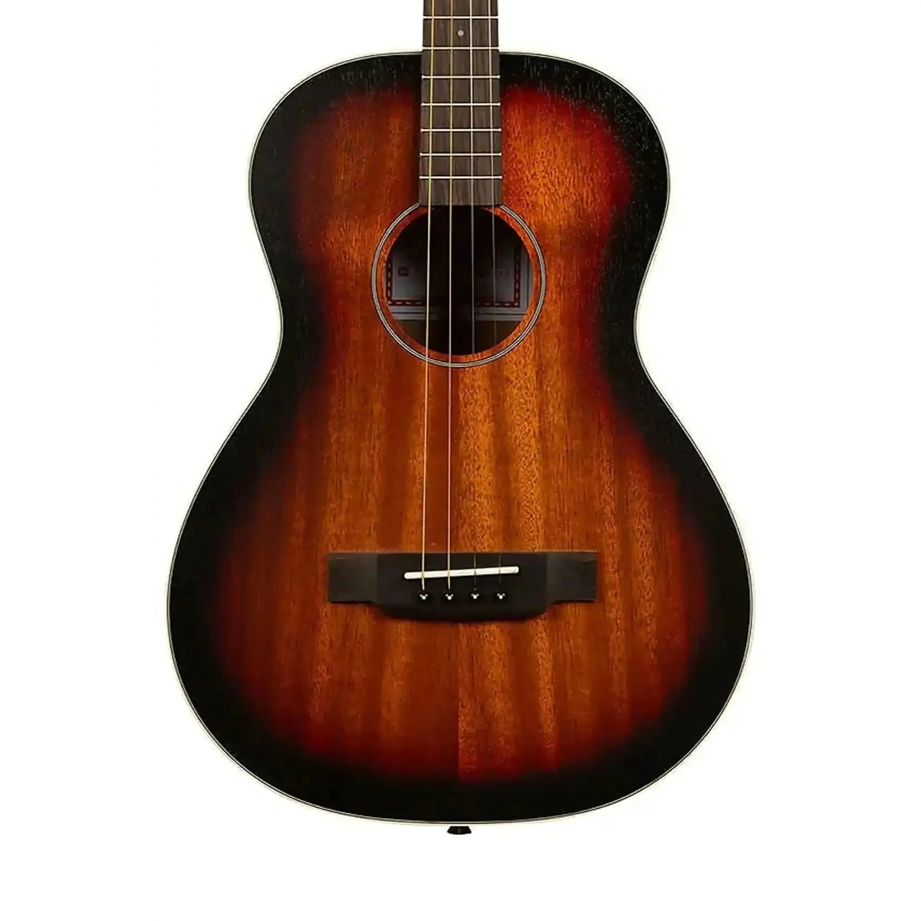 Kala GTR-TB Solid Mahogany Top Sunburst Tenor Guitar - Blem