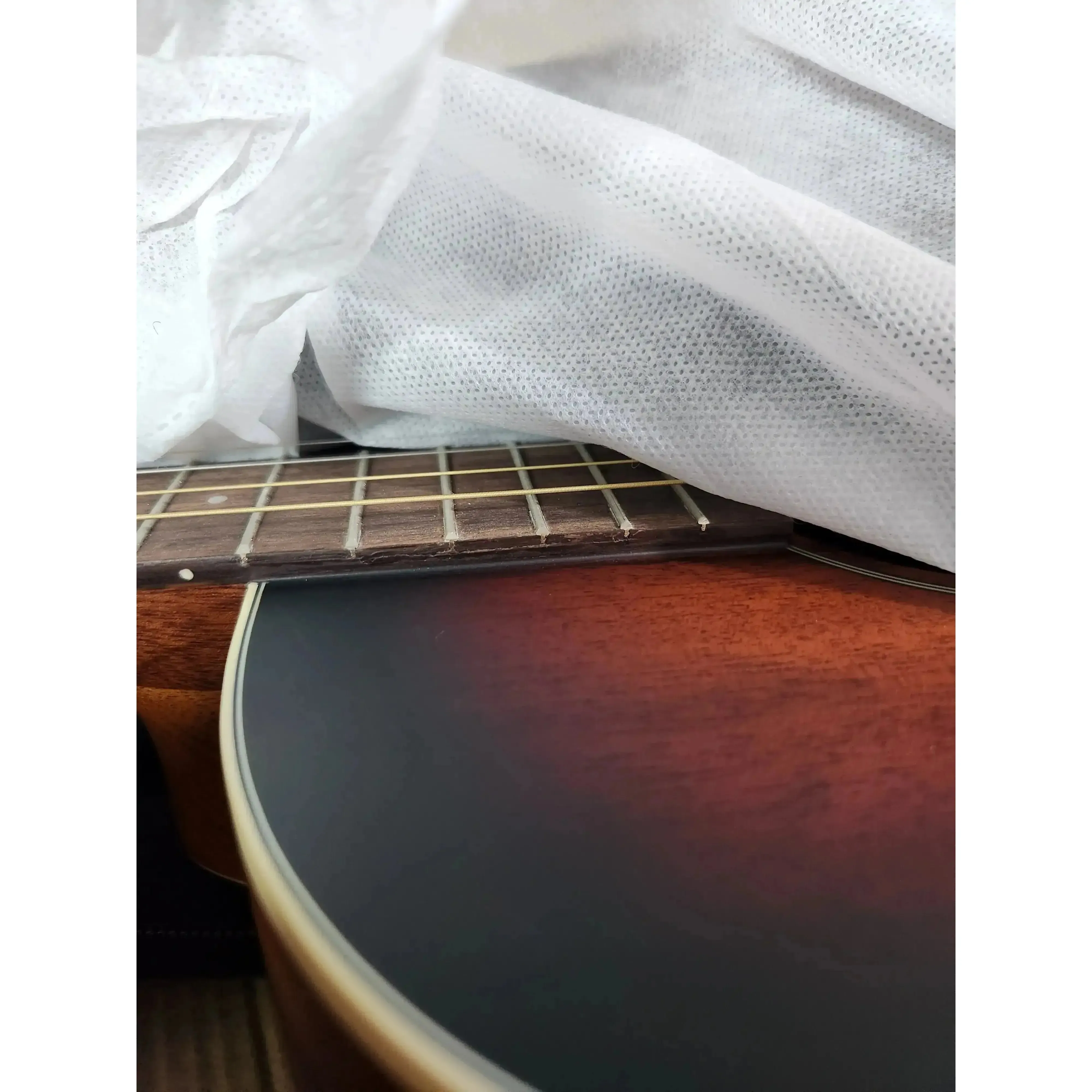 Kala GTR-TB Solid Mahogany Top Sunburst Tenor Guitar - Blem - Image 6