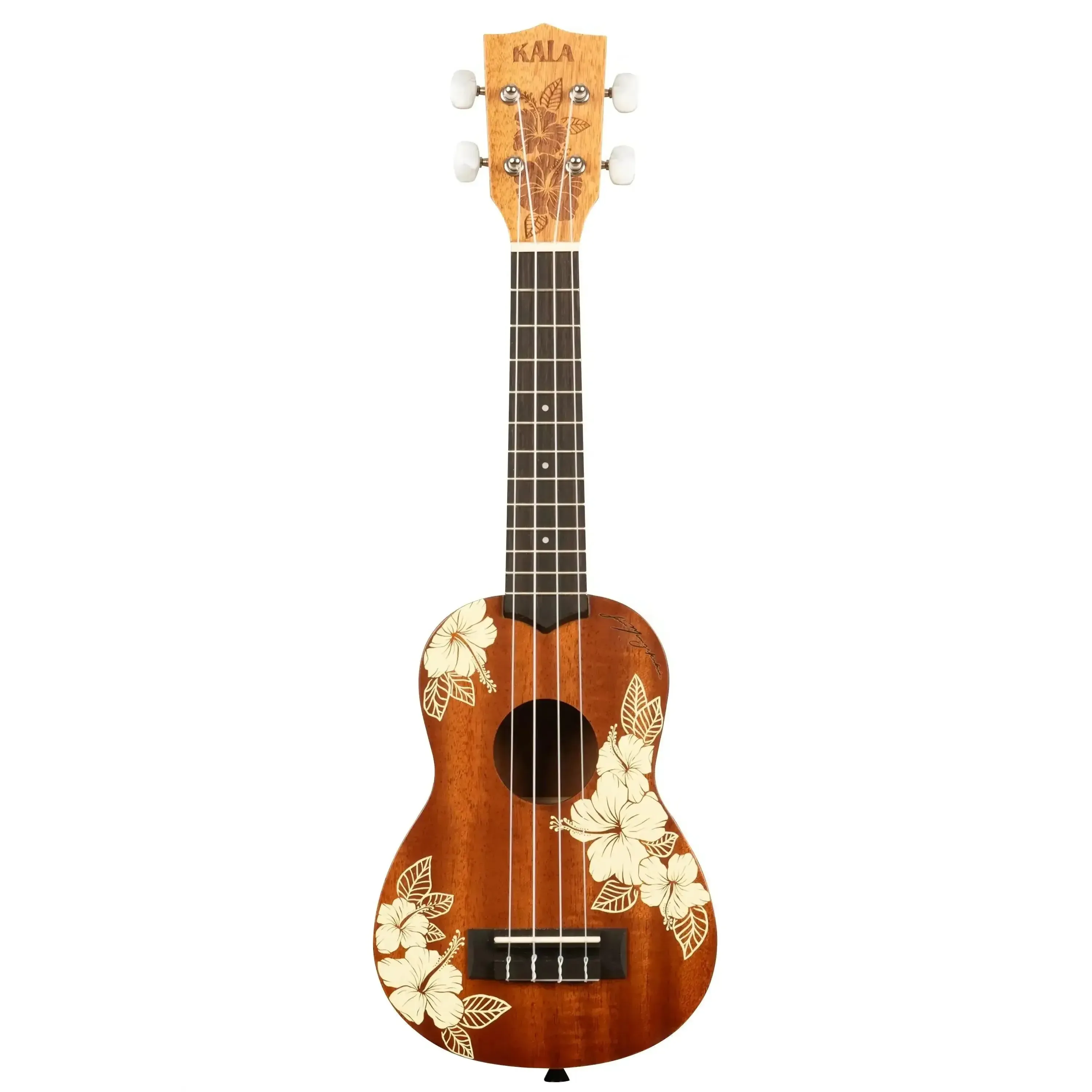 Kala HIBISCUS-S Hibiscus Mahogany Soprano Ukulele - Image 3