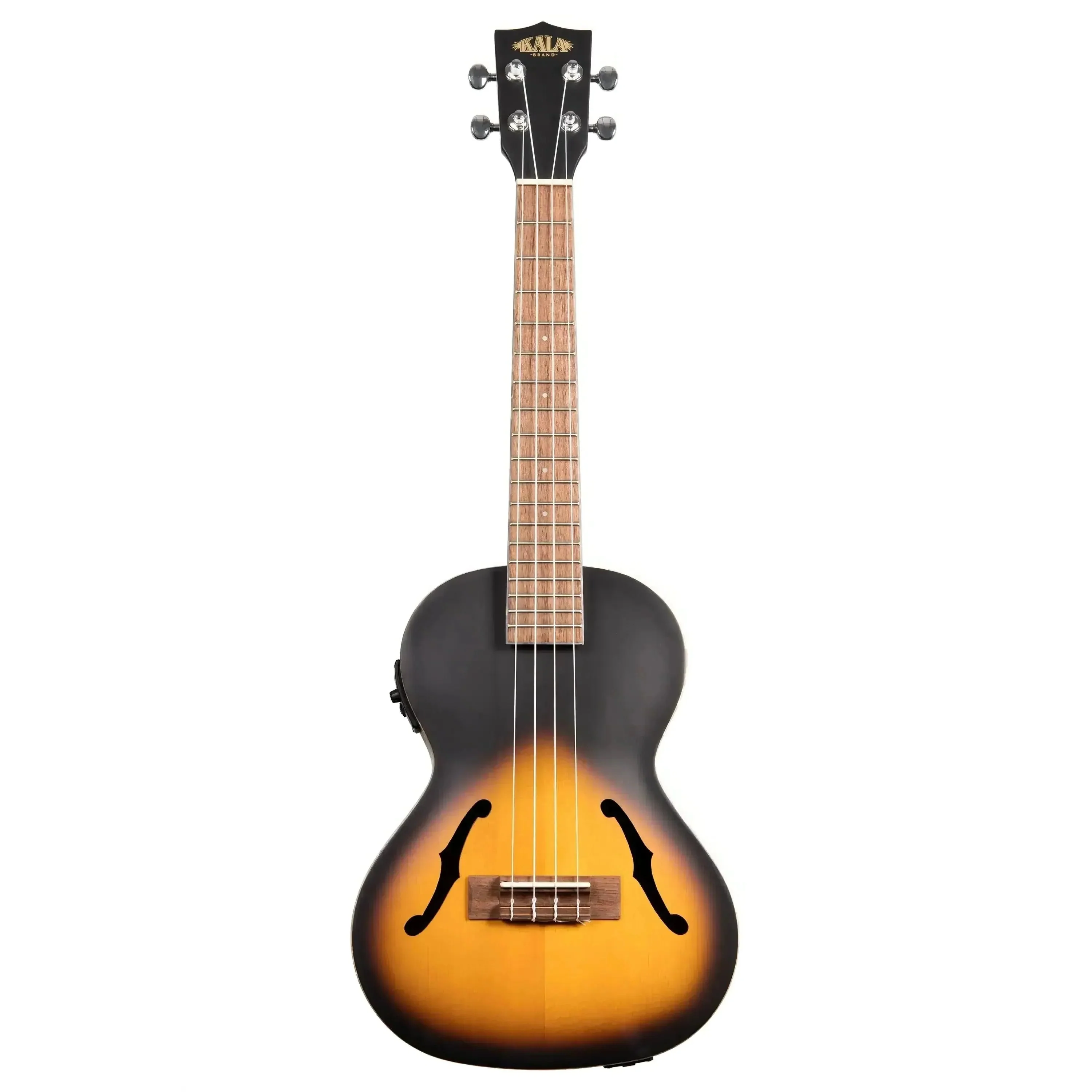 Kala JTE/2TS Sunburst Archtop Tenor Ukulele w/ EQ - Image 3