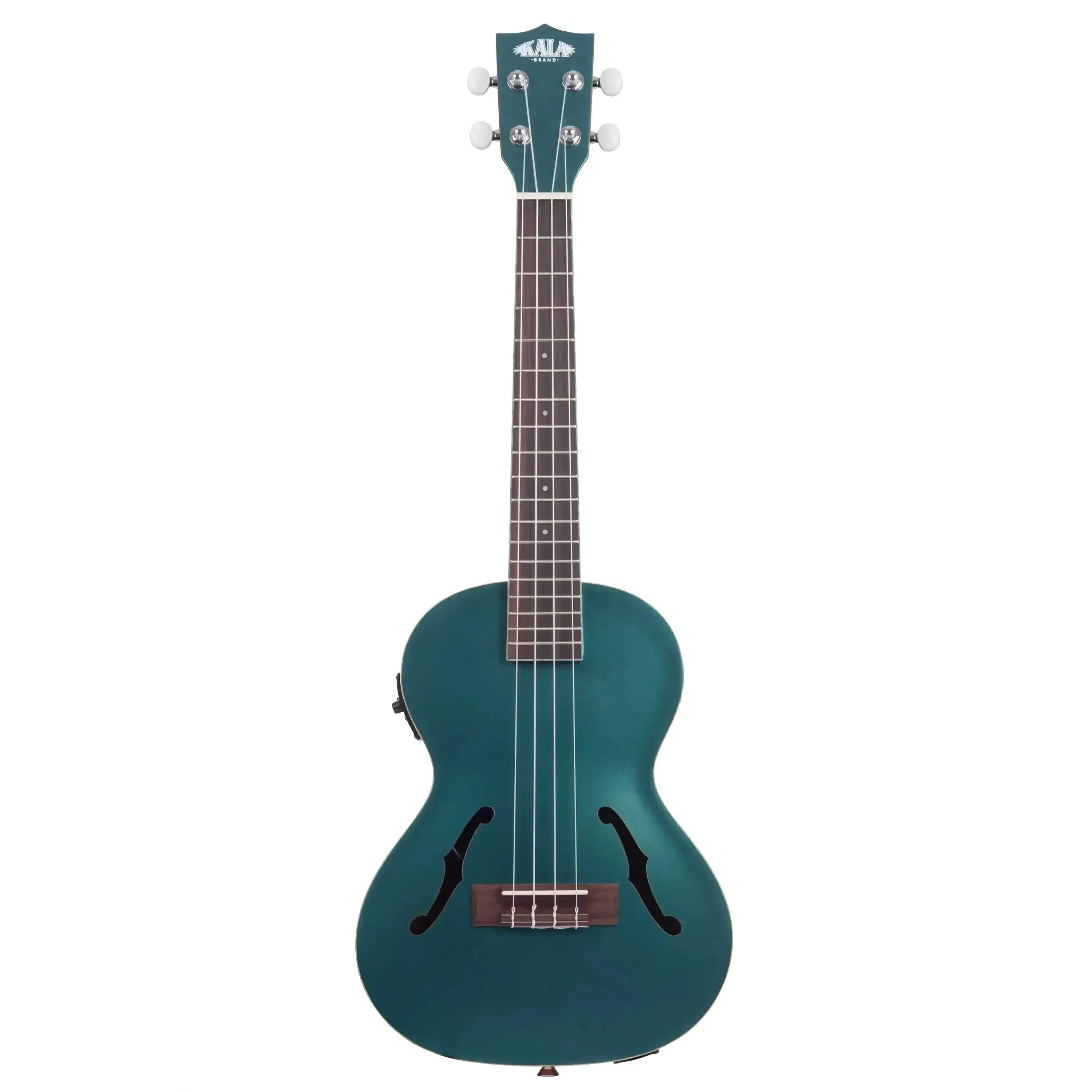 Kala JTE-BKGN Brooklyn Green Archtop Tenor Ukulele w/ EQ - Image 3