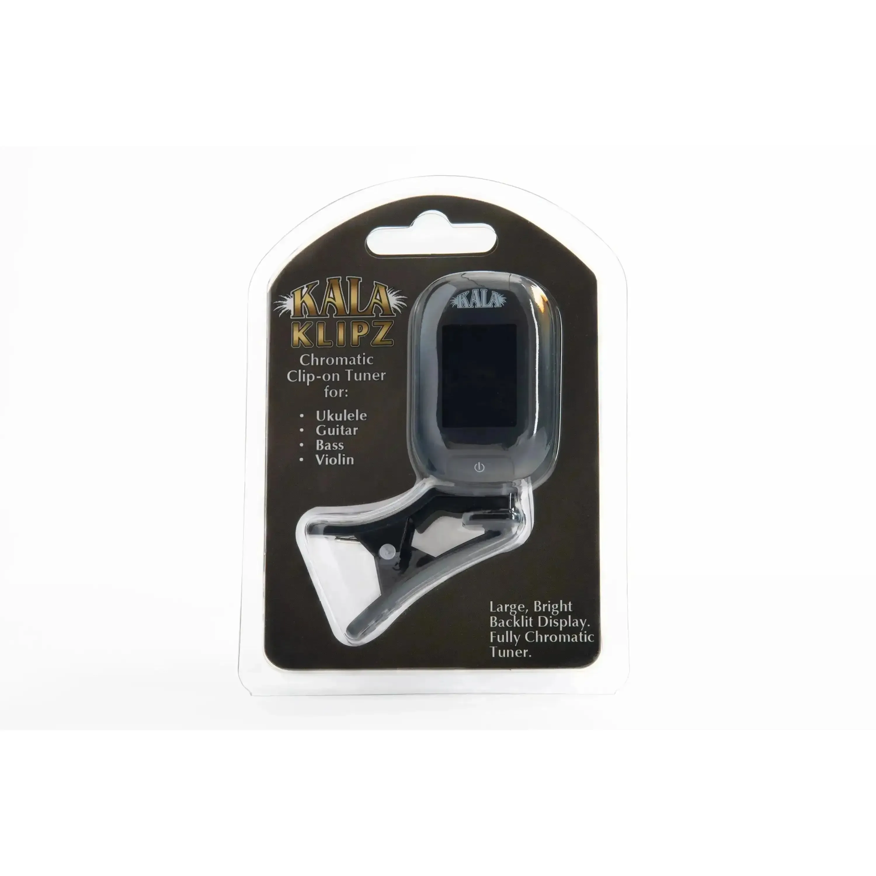 Kala Klipz Chromatic Clip-On Tuner - Black
