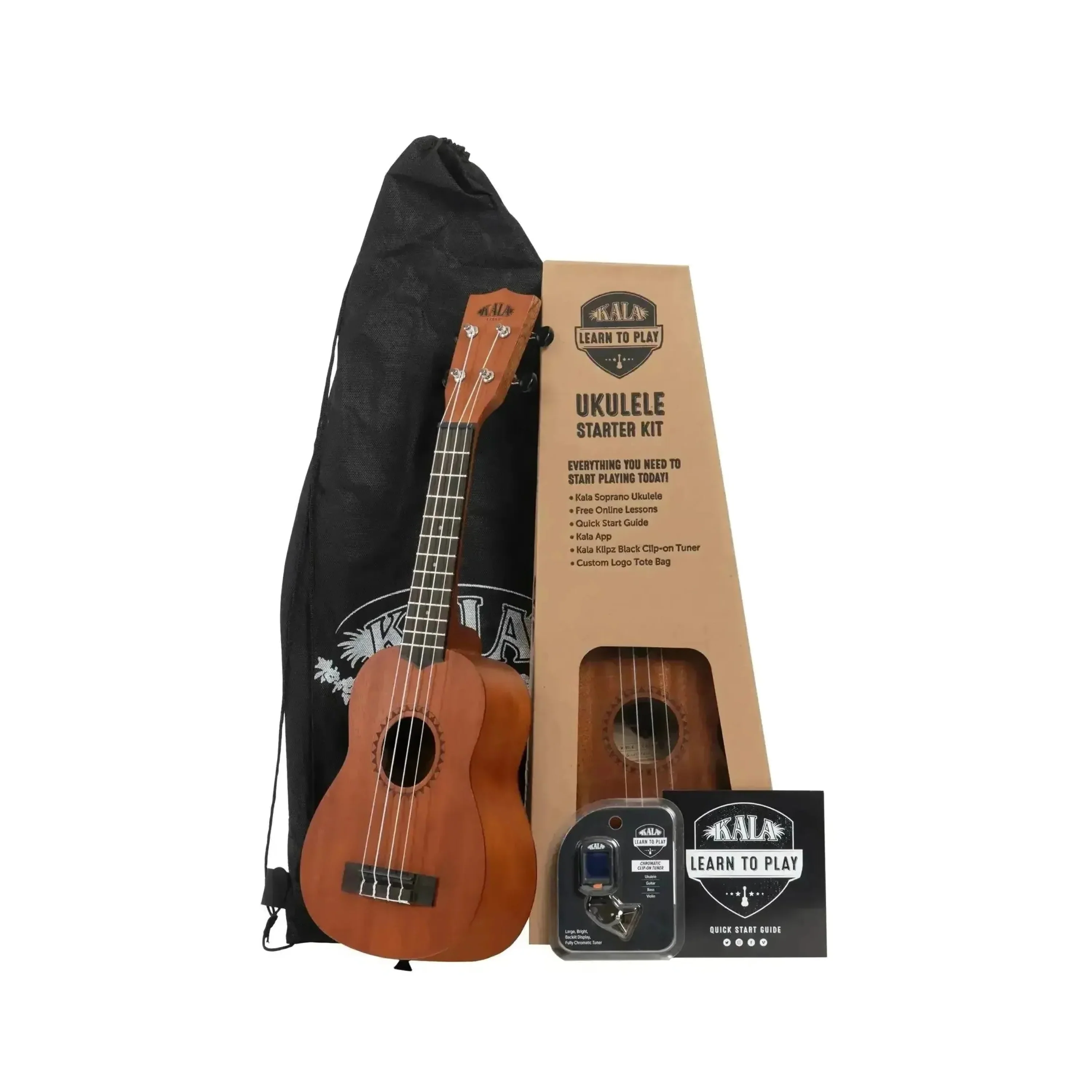 Kala LTP-S Learn To Play Soprano Ukulele Starter Kit