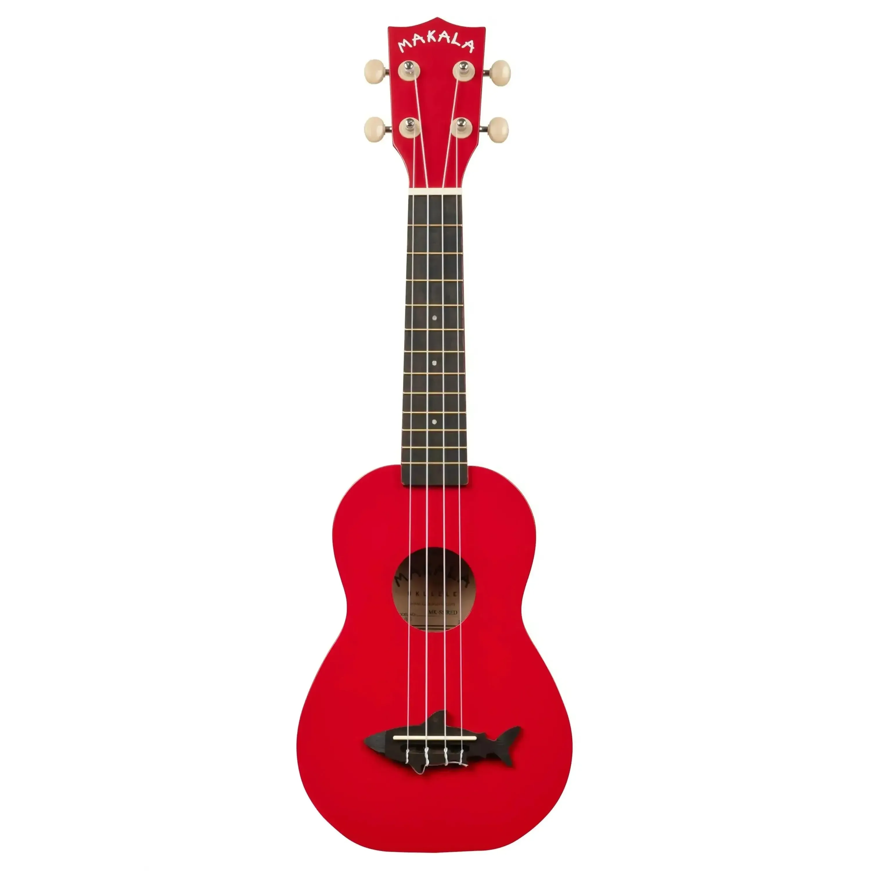 Makala MK-SS/RED Red Sea Shark Soprano Ukulele - Image 5