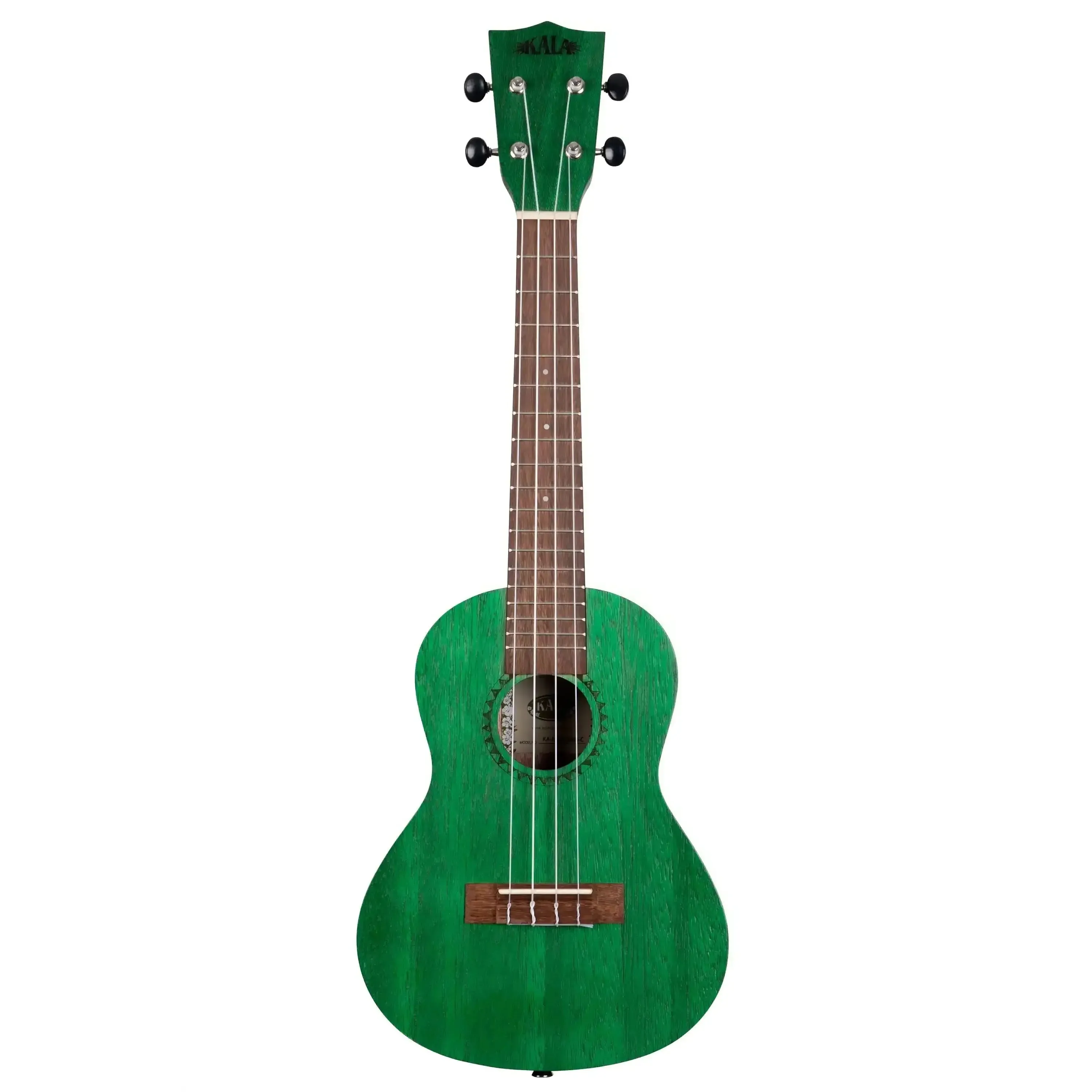 Kala MRT-GRN-C Fern Green Watercolor Meranti Concert Ukulele - Image 3
