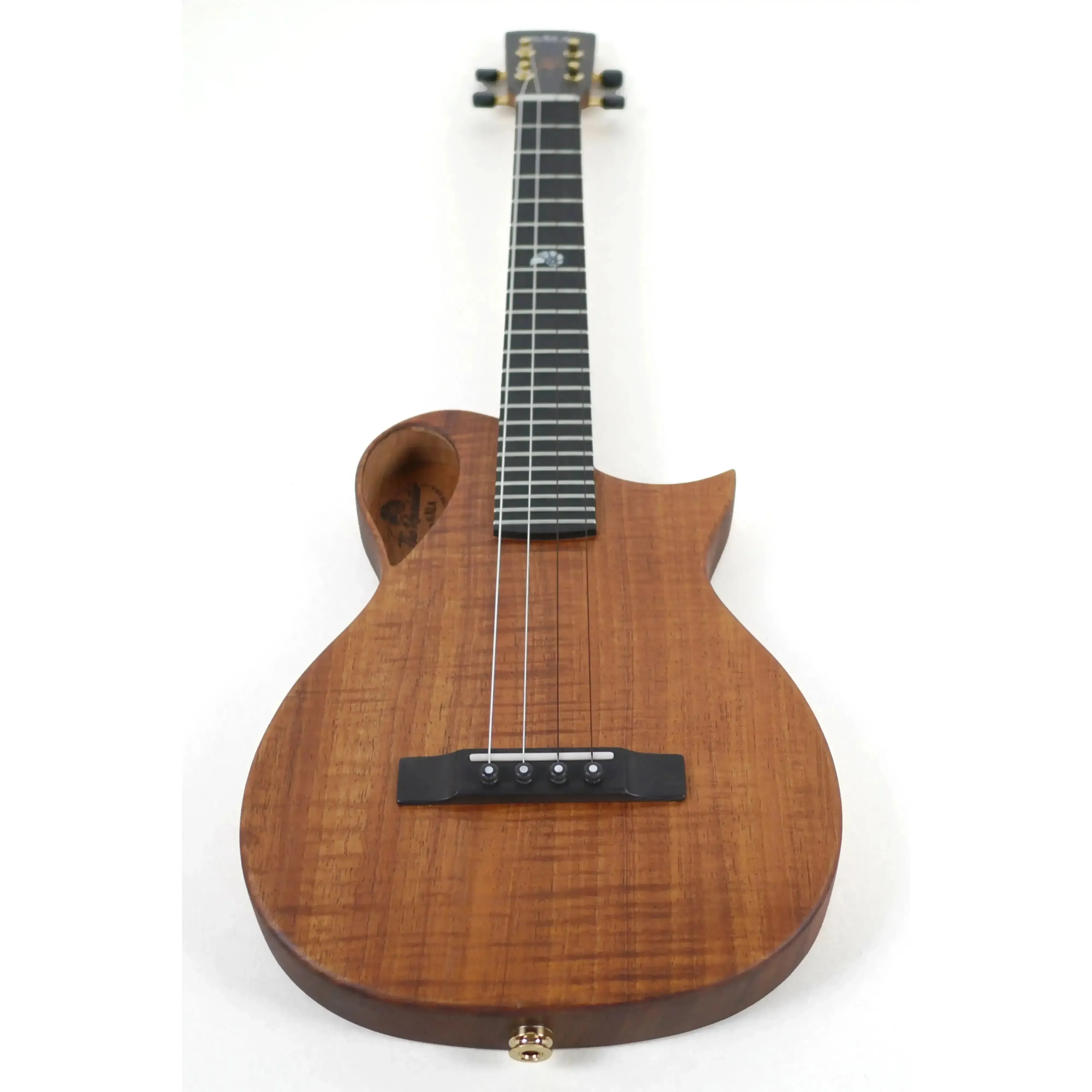 Kala NS-KOA-T Revelator Nautilus Hawaiian Koa Tenor Ukulele w/ Pickup - Image 5