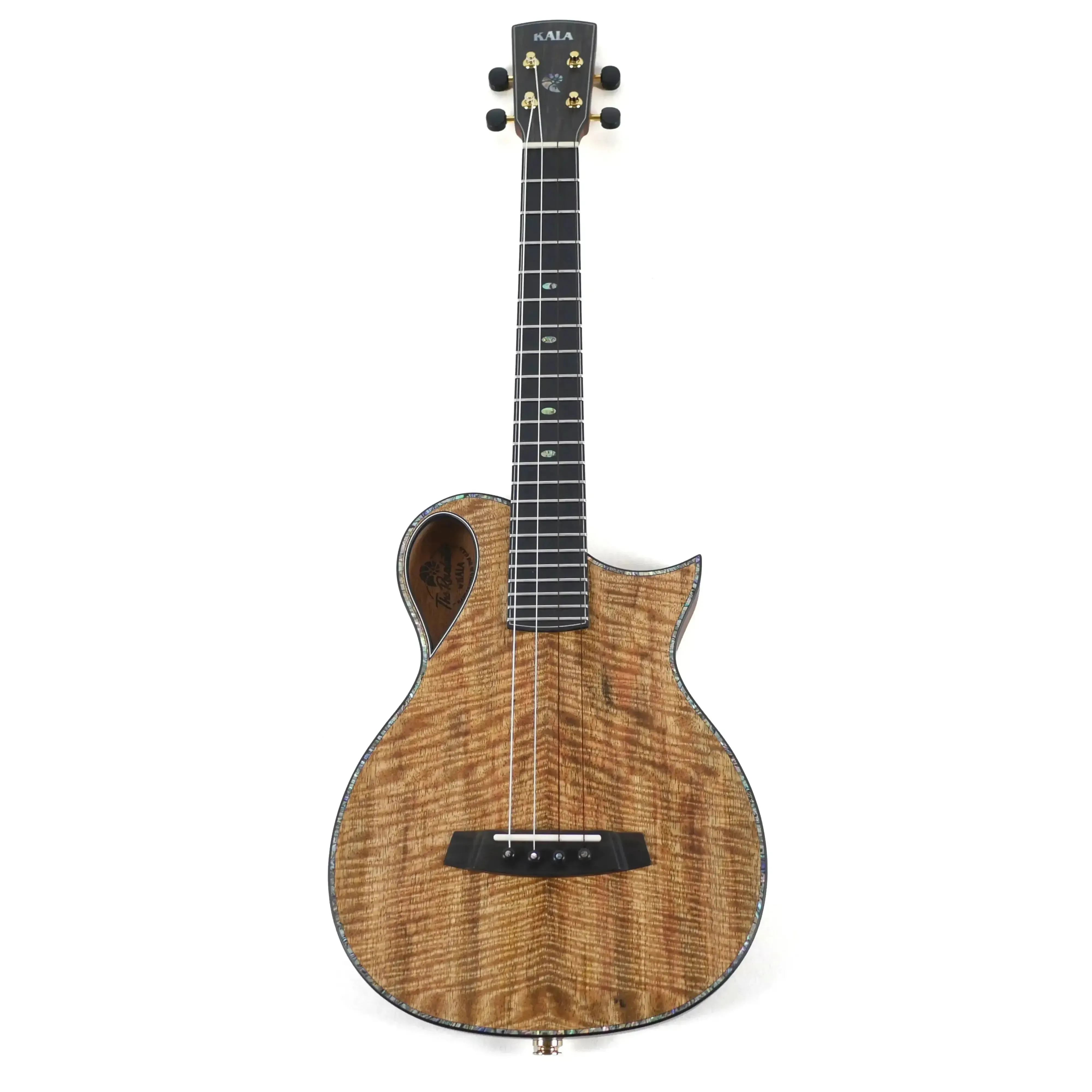 Kala NSL-T Solid Mango Top Emperor Nautilus Revelator Tenor Ukulele w/ Pickup - Image 5