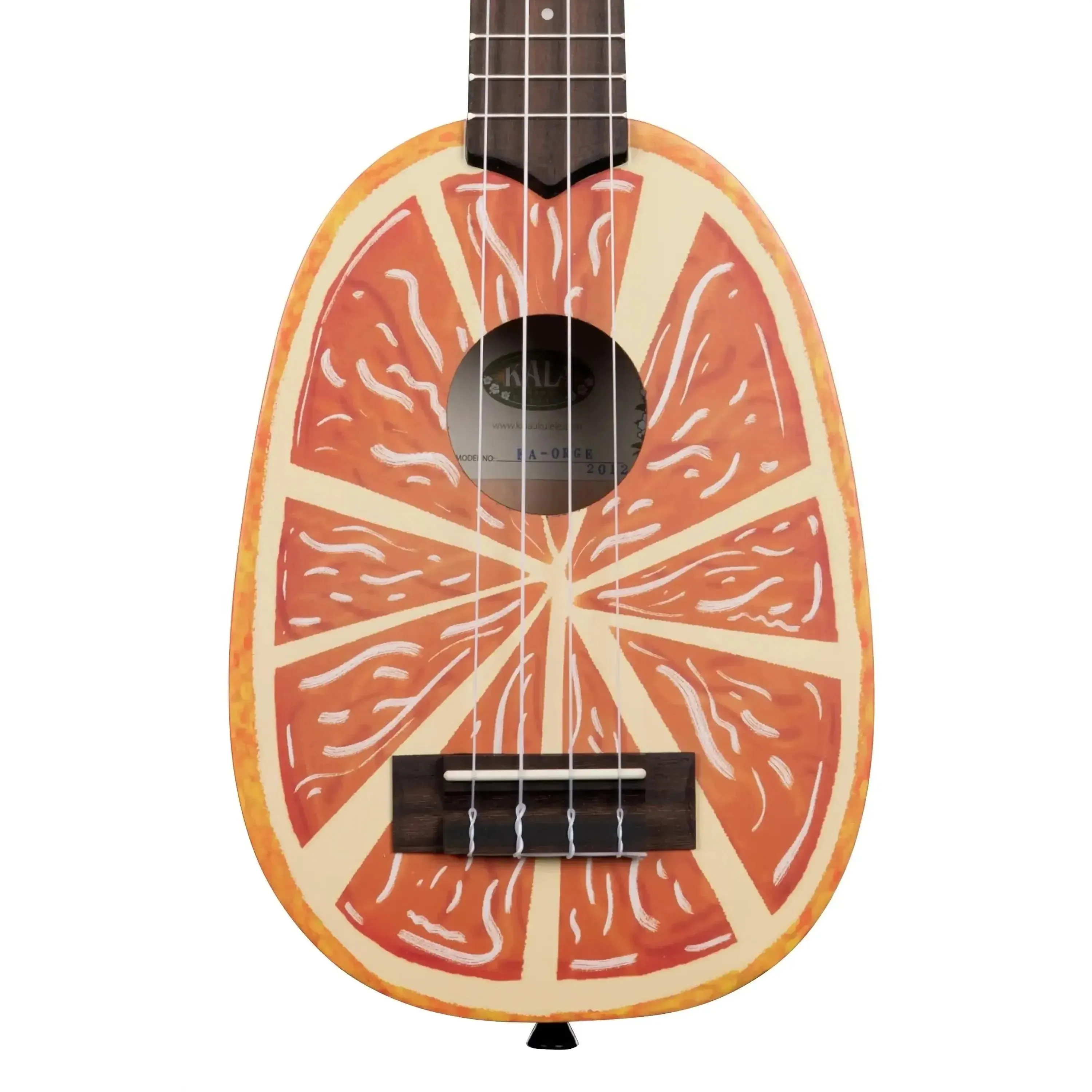 Kala NV-ORNG Mahogany Orange Pineapple Soprano Ukulele