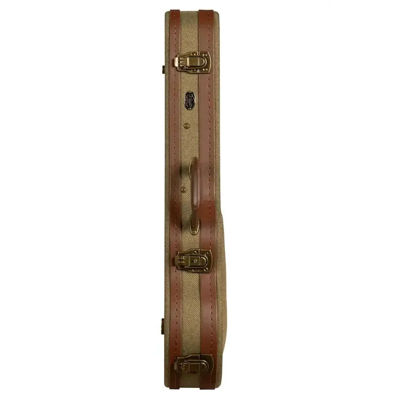 Kala ORB-AT Olive Tweed Archtop Revelator Baritone Ukulele Hardshell Case - Image 3