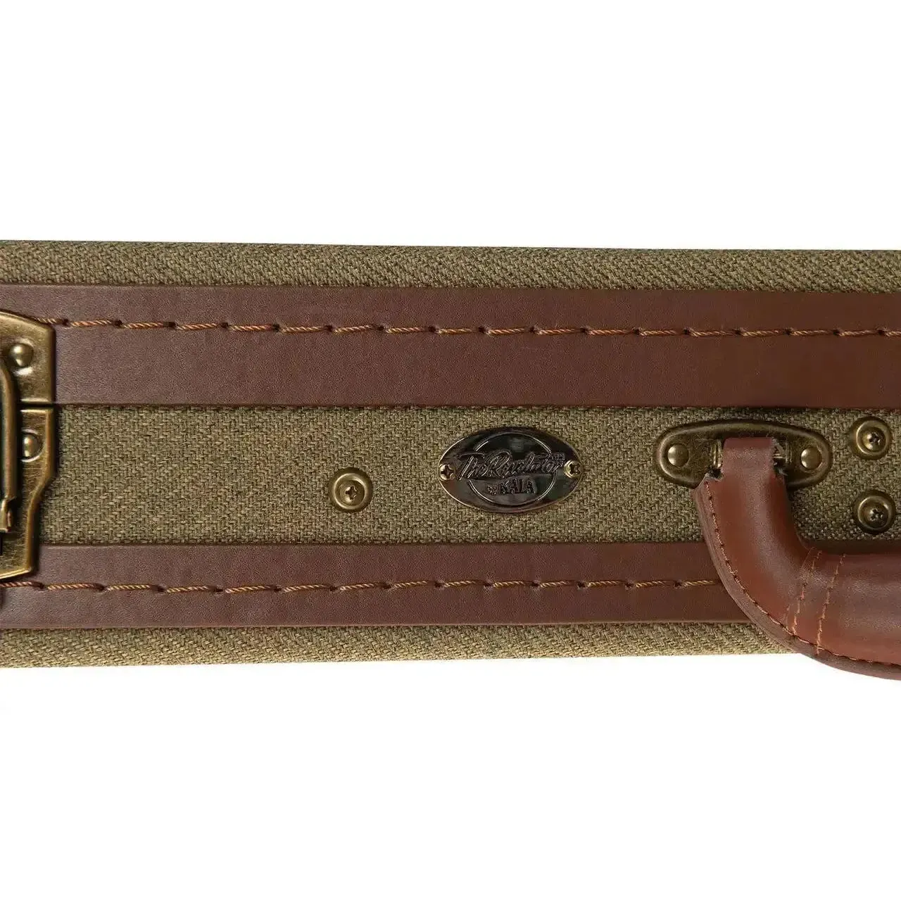 Kala ORB-AT Olive Tweed Archtop Revelator Baritone Ukulele Hardshell Case - Image 4