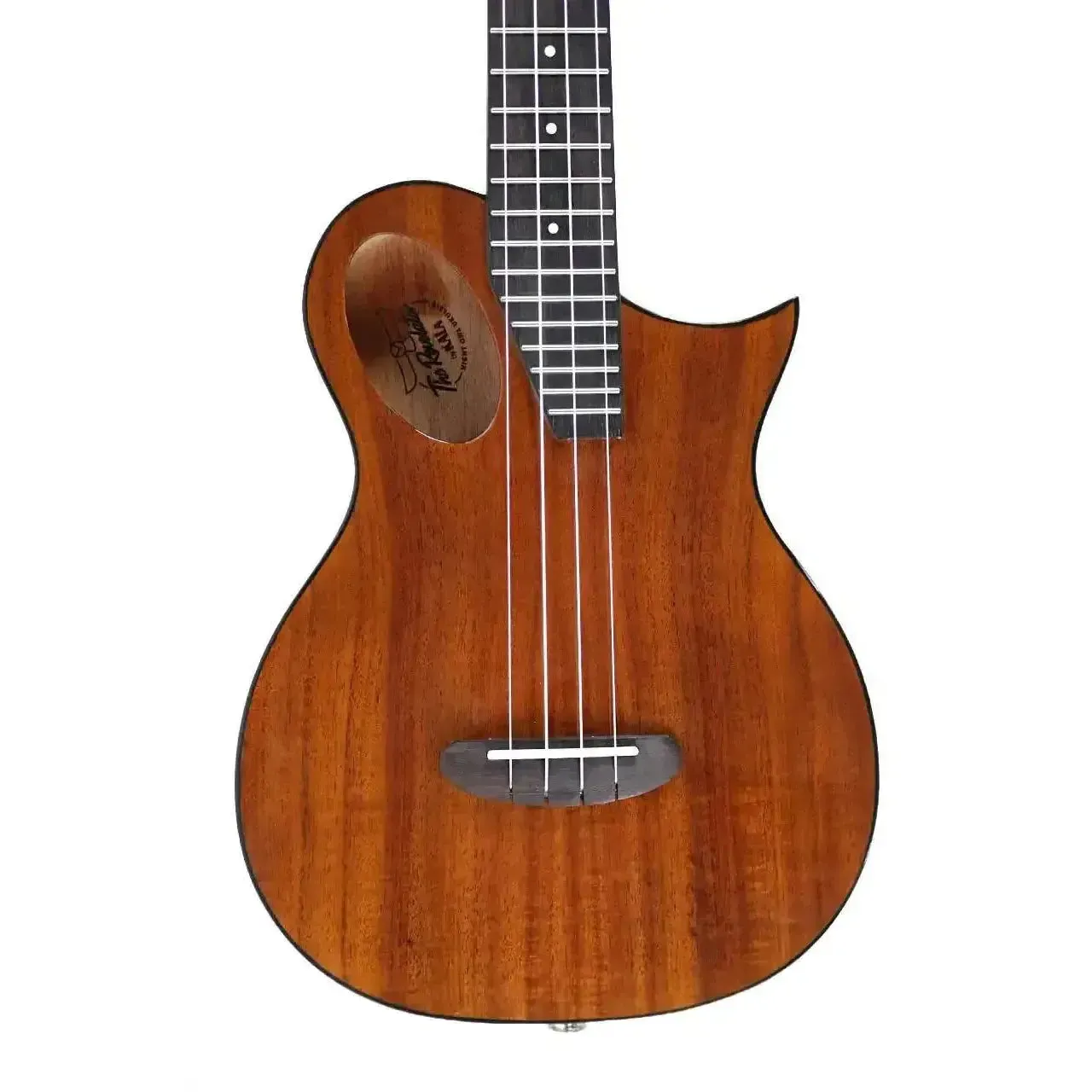 Kala OWL-ACA-TE Revelator Night Owl Acacia Tenor Ukulele w/ Pickup - BLEM