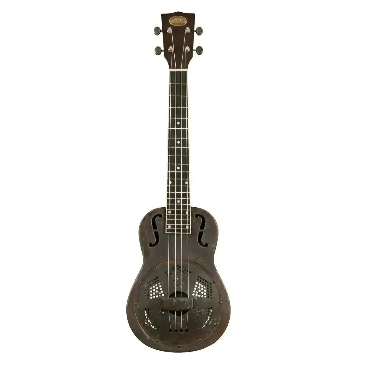 Kala RES-COP-T-E Resonator Antique Copper Tenor Ukulele w/ EQ - Image 3
