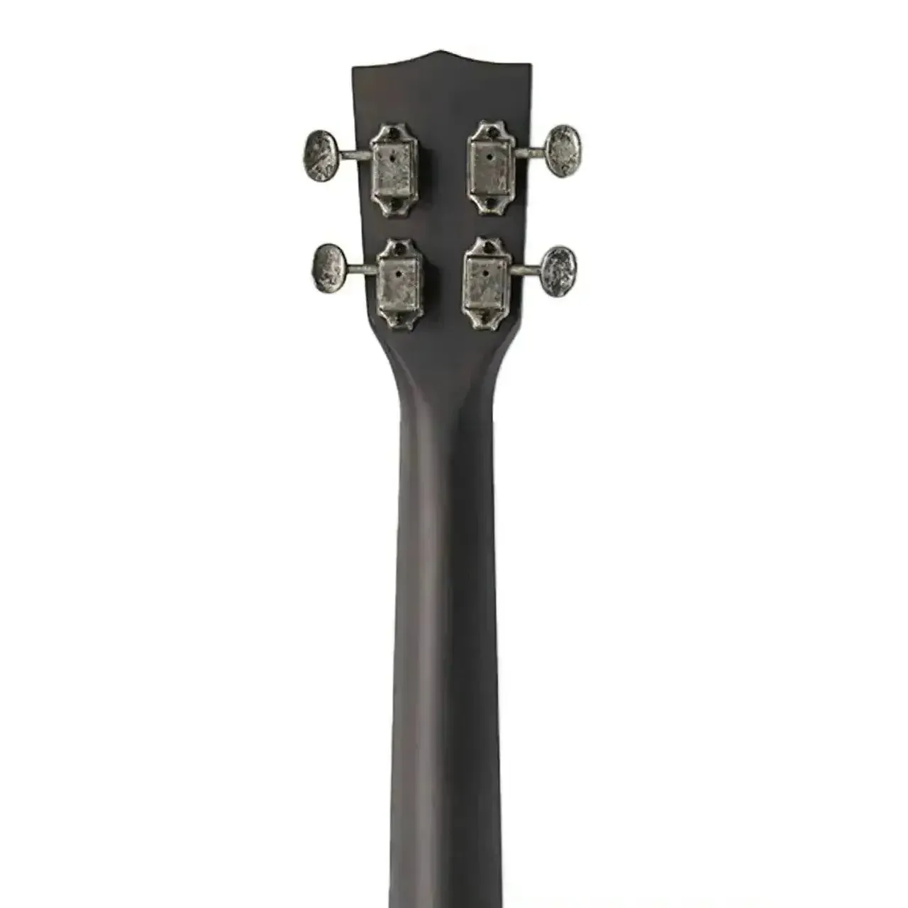Kala RES-MBK-B-E Resonator Matte Black Baritone Ukulele w/ Pickup - Image 5