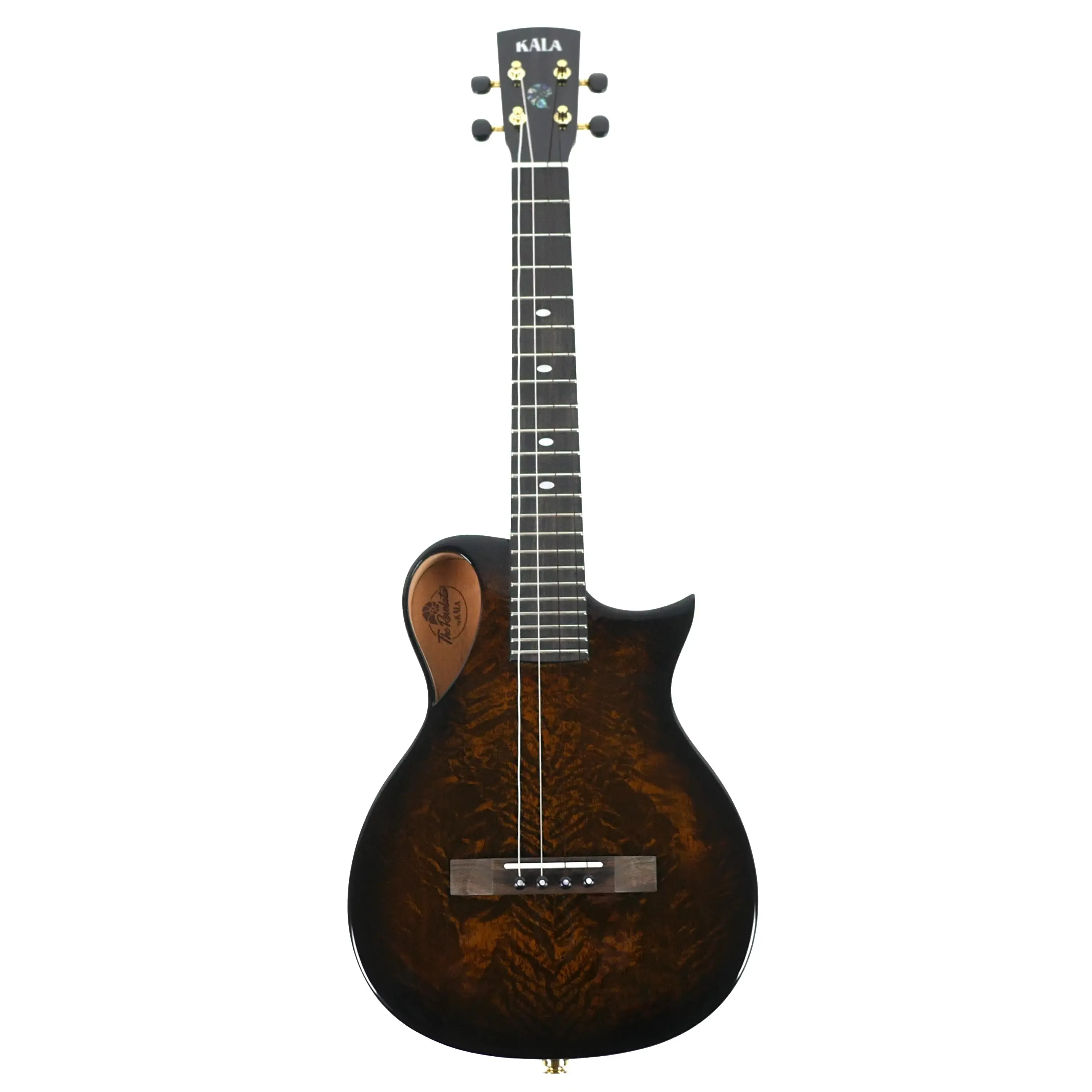 Kala NS-AMB-MNG-TE Revelator Nautilus Horizon Amber Waves Mango Tenor Ukulele w/ Pickup - Image 4