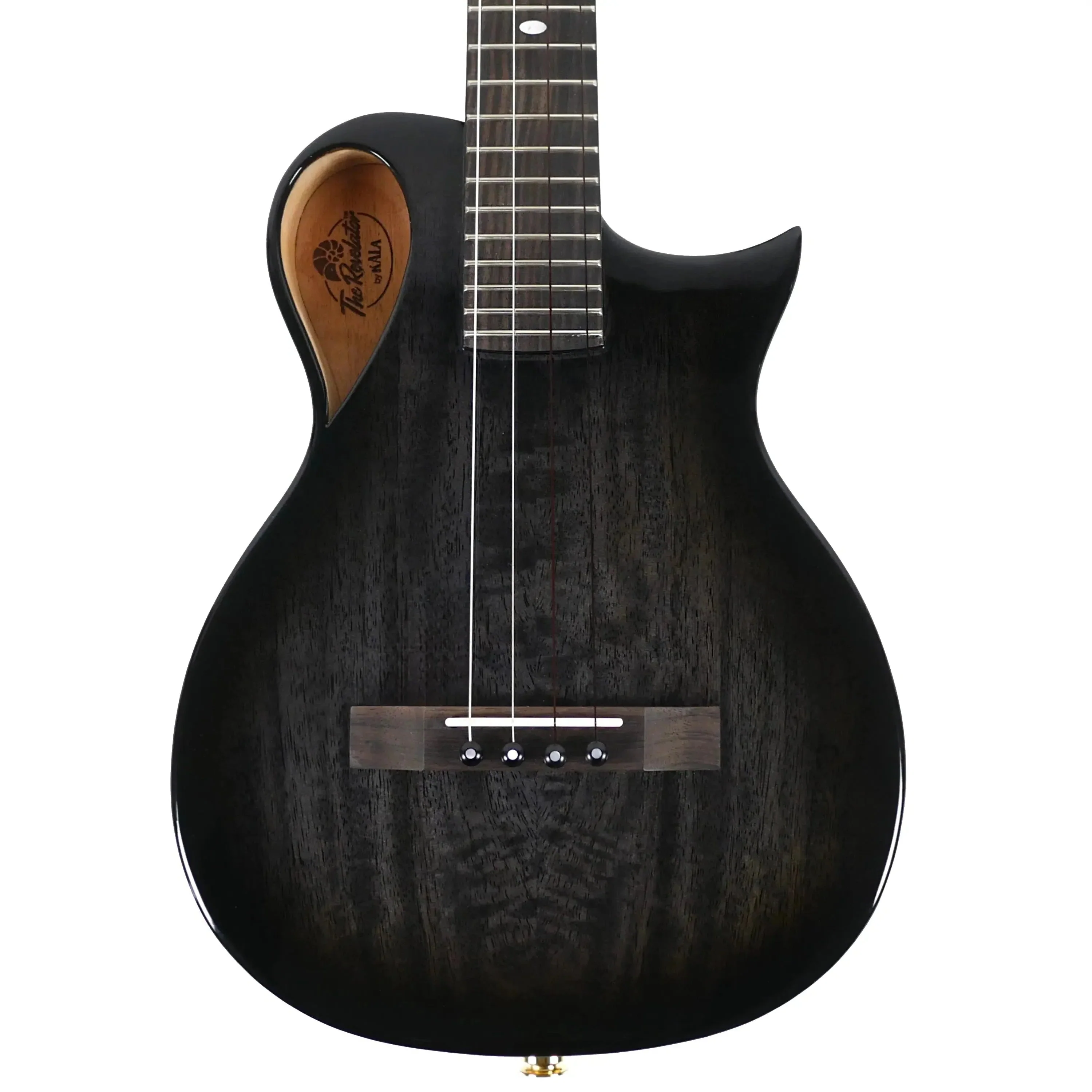 Kala NS-BLK-MNG-TE Revelator Nautilus Horizon Black Night Mango Tenor Ukulele w/ Pickup