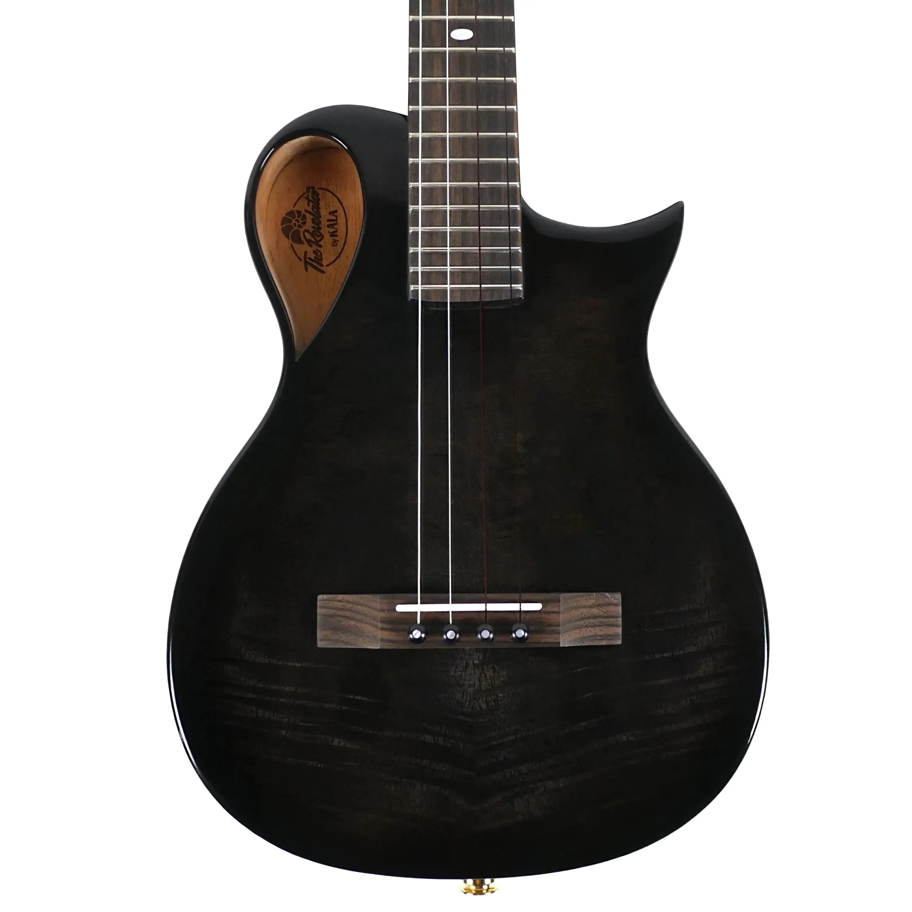 Kala NS-BLK-MNG-TE Revelator Nautilus Horizon Black Night Mango Tenor Ukulele w/ Pickup