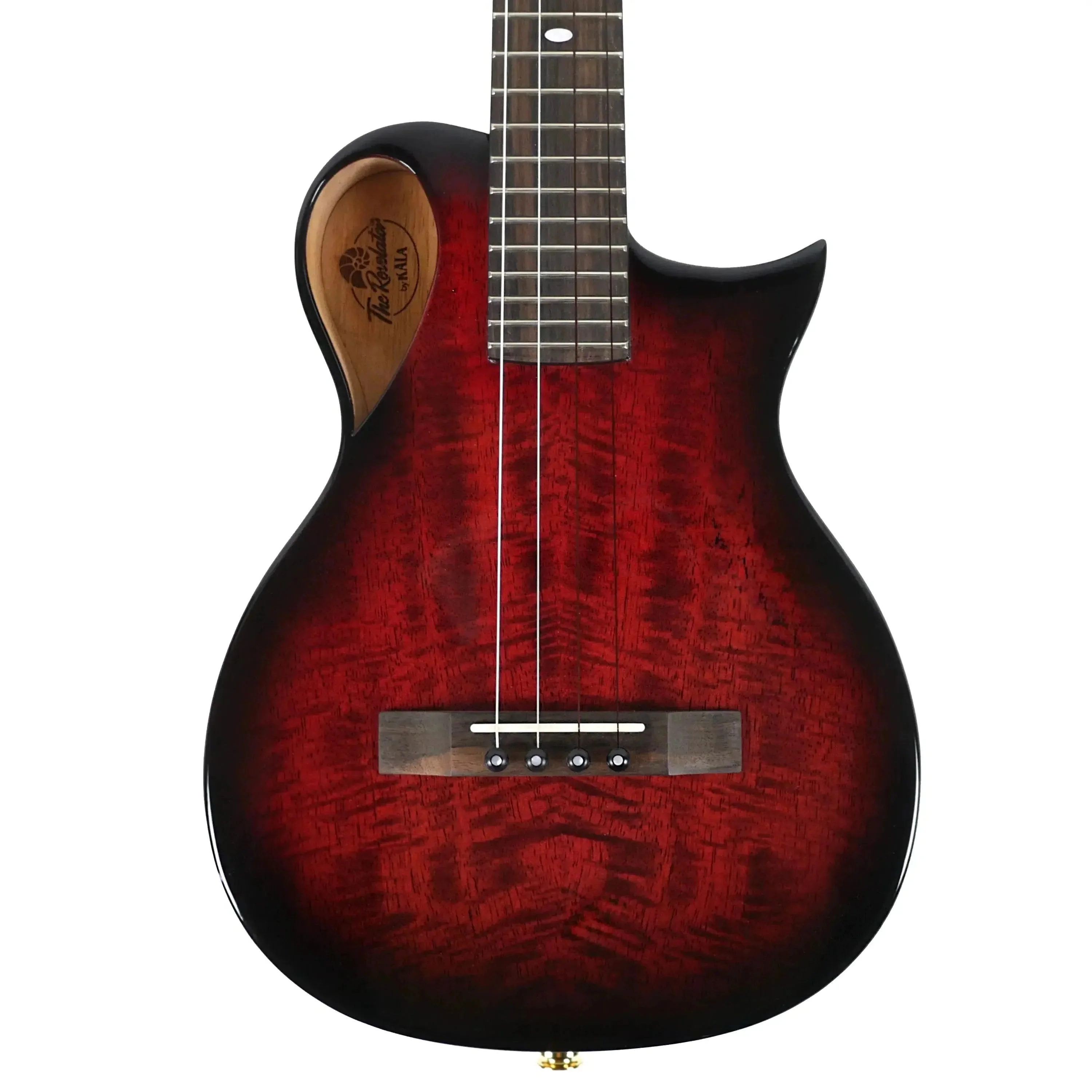 Kala NS-RED-MNG-TE Revelator Nautilus Horizon Red Glow Mango Tenor Ukulele w/ Pickup
