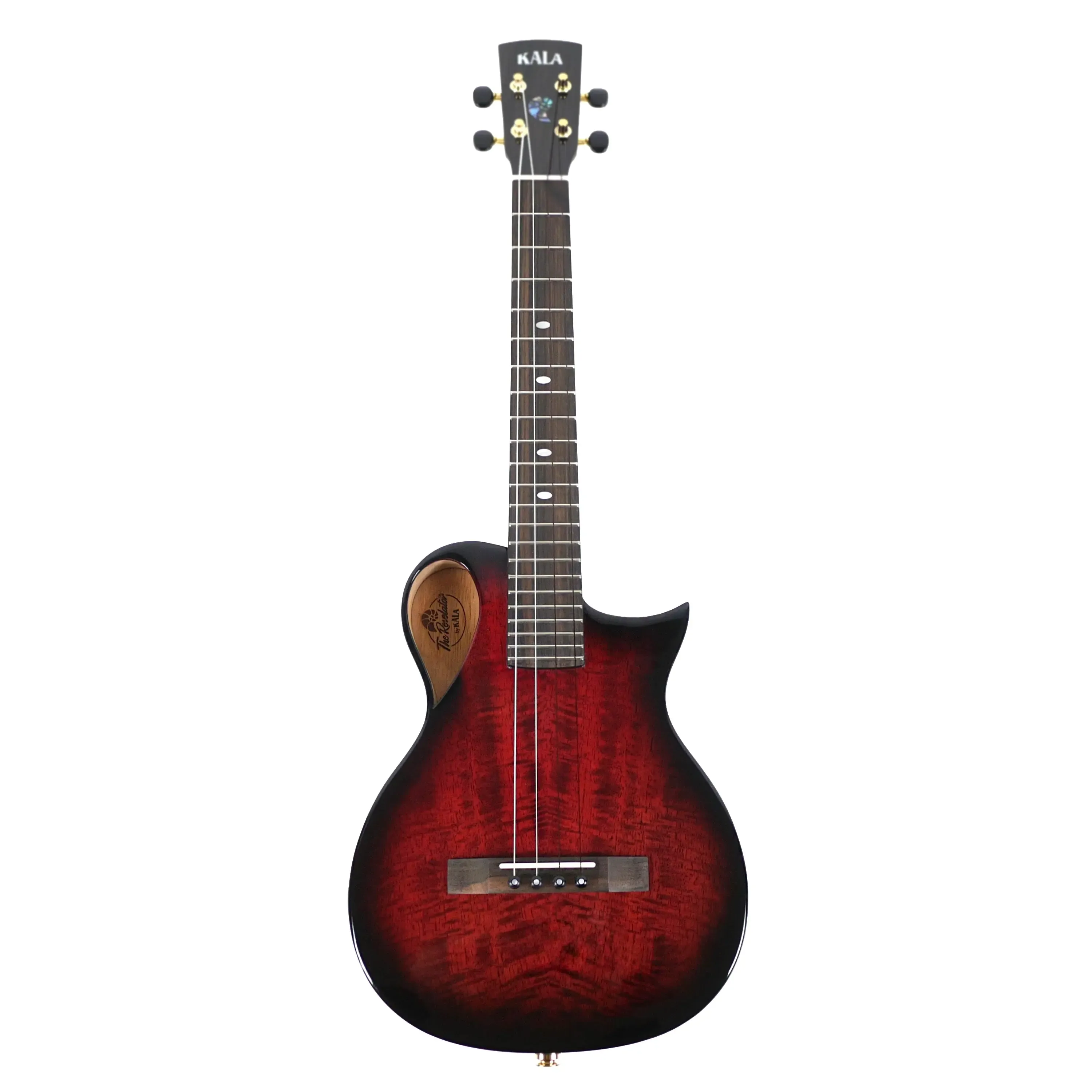 Kala NS-RED-MNG-TE Revelator Nautilus Horizon Red Glow Mango Tenor Ukulele w/ Pickup - Image 4