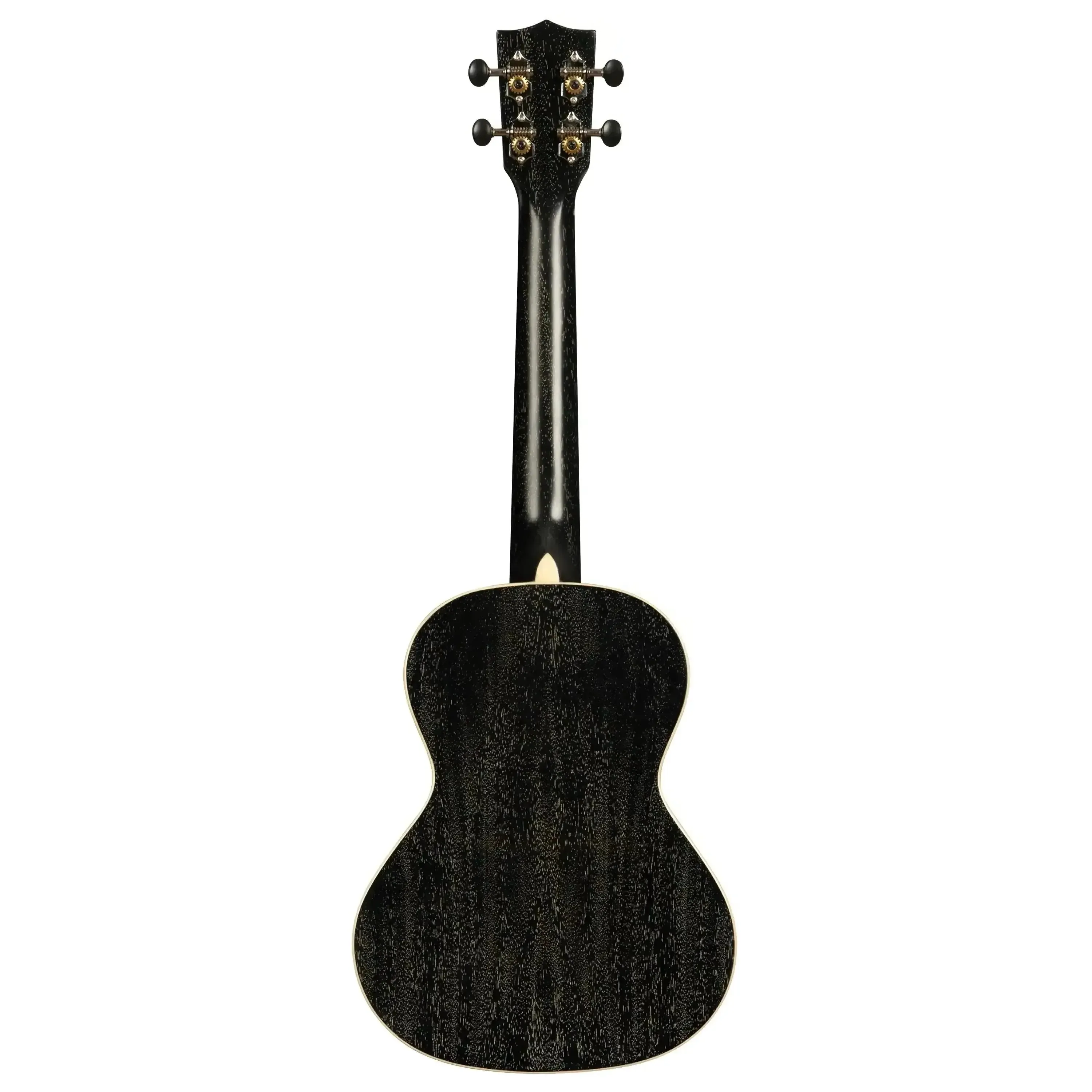 Kala SDH-T All Solid Salt & Pepper Doghair Mahogany Tenor Ukulele - Image 4