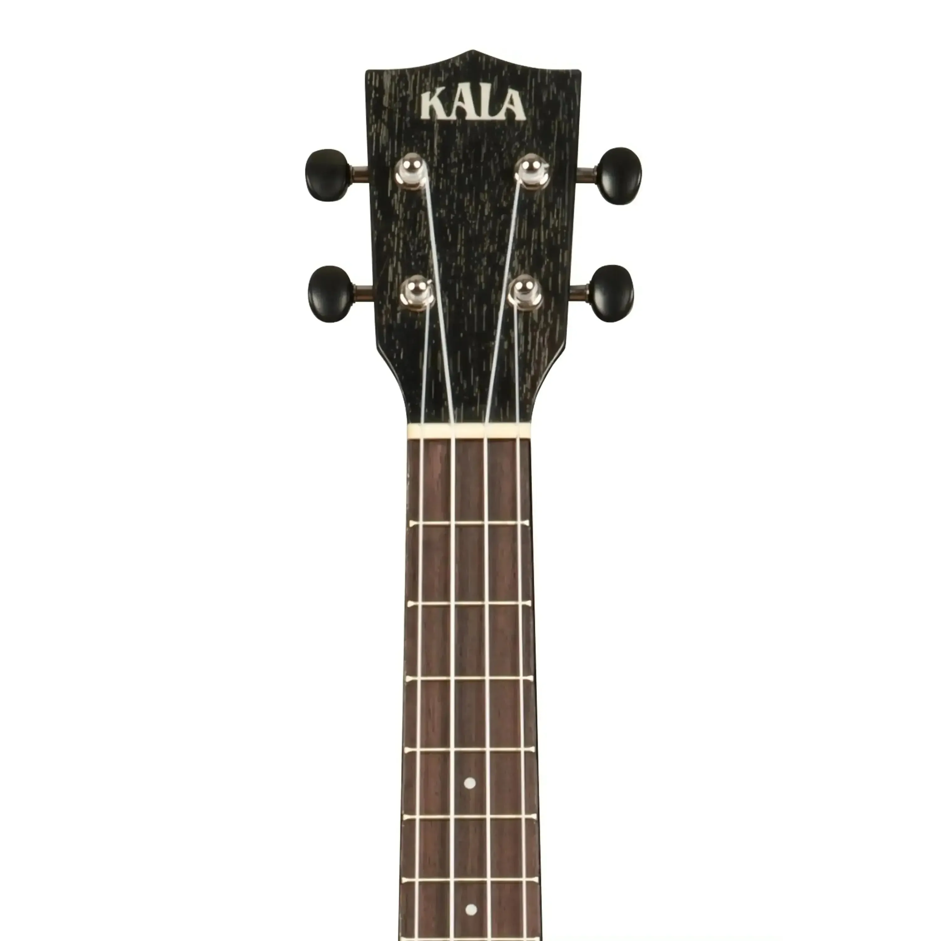 Kala SDH-T All Solid Salt & Pepper Doghair Mahogany Tenor Ukulele - Image 5