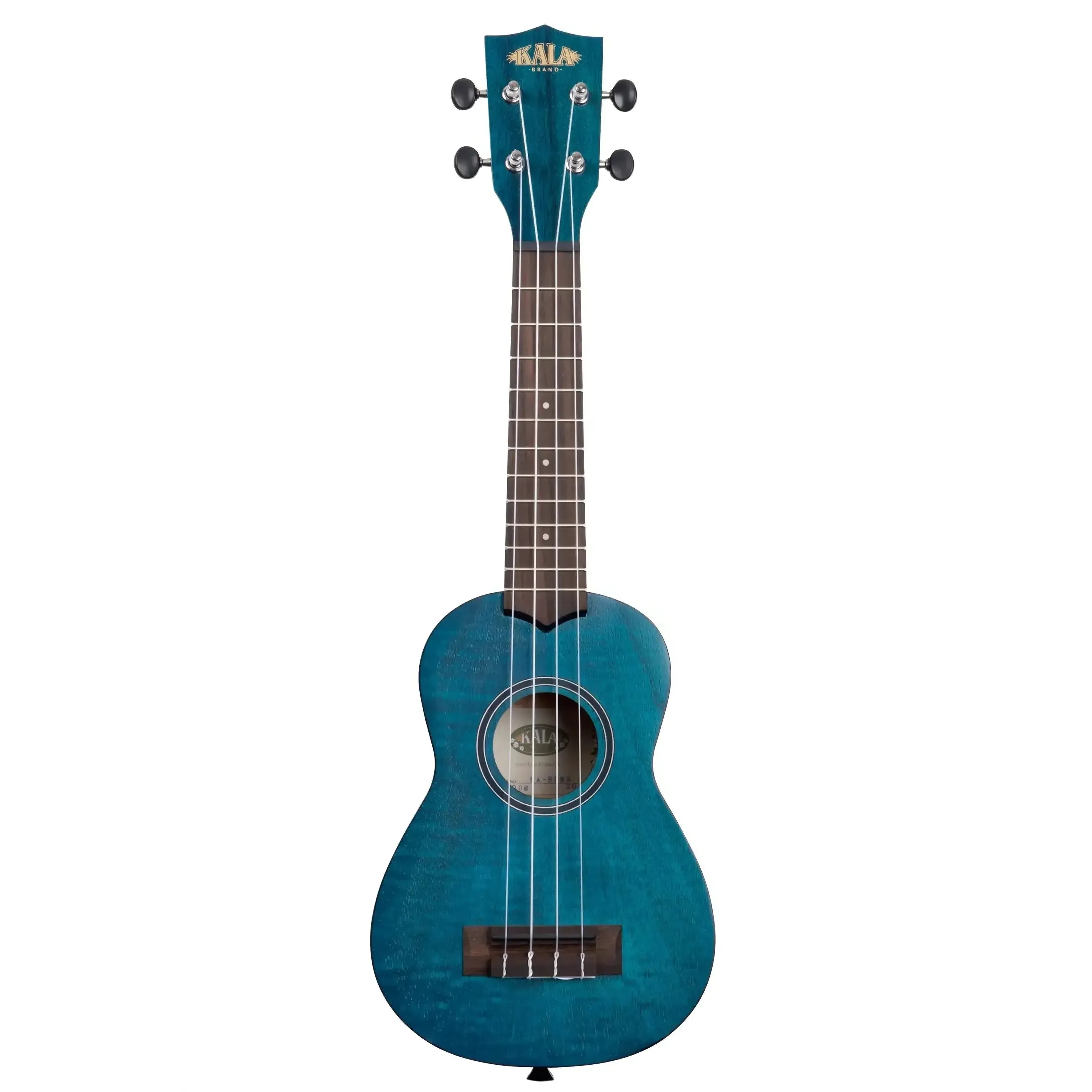 Kala SEMB Blue Exotic Mahogany Soprano Ukulele - Image 3