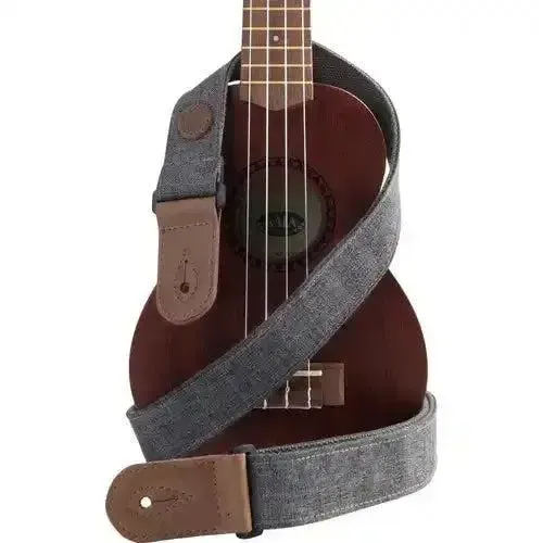 Kala K-DSTP-CL Sonoma Coast Goat Rock Gray Ukulele Strap - Image 2