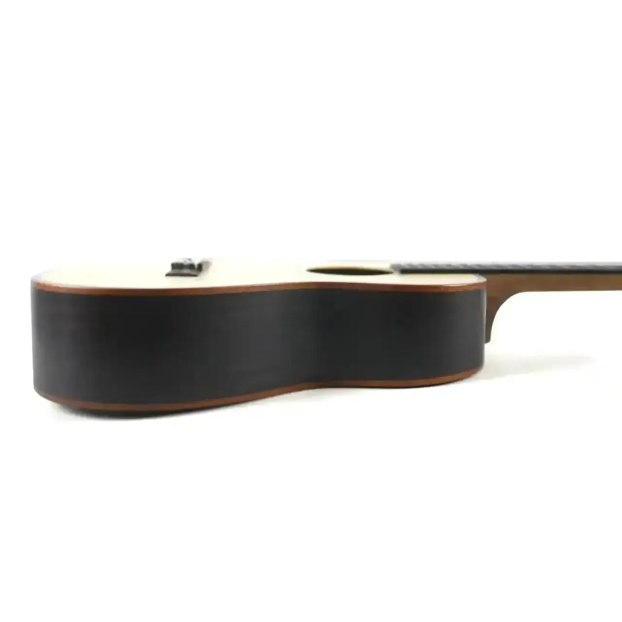 Kala SSEBY-B Solid Spruce & Striped Ebony Baritone Ukulele - Image 3