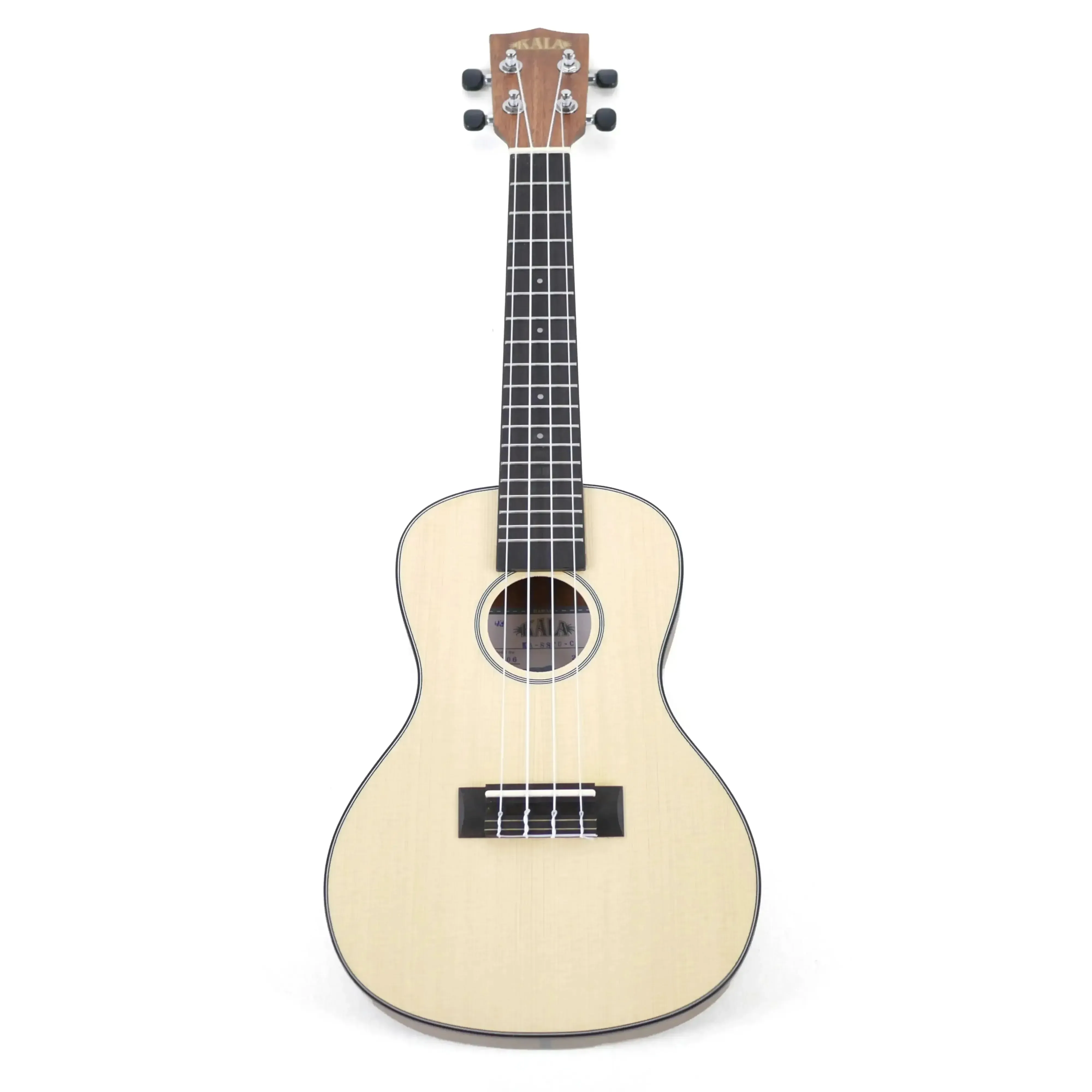Kala SSTU-C Solid Spruce Top Travel Thin Body Concert Ukulele - Image 4