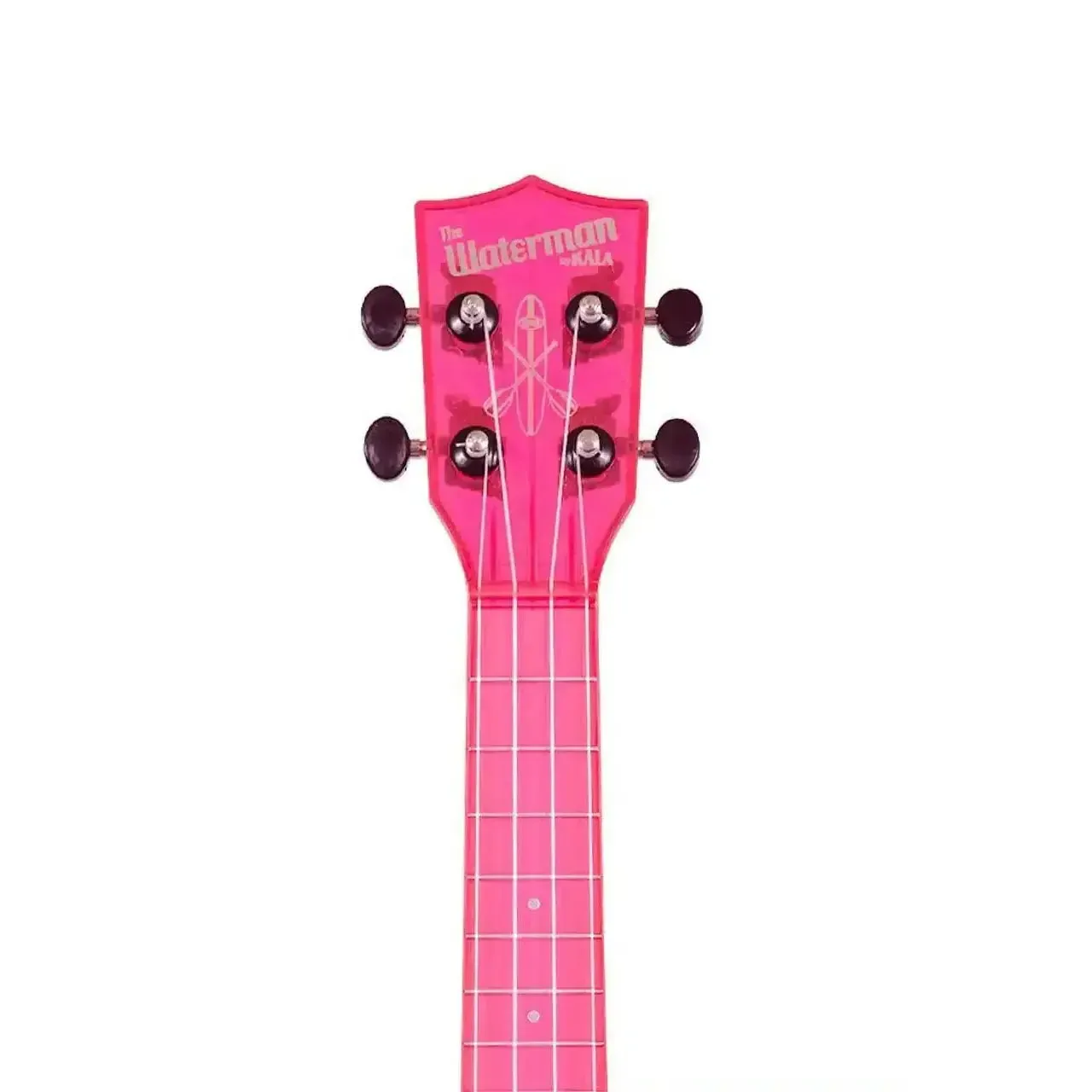 Kala SWF-PK Waterman Fluorescent Watermelon Pink Soprano Ukulele - Image 4