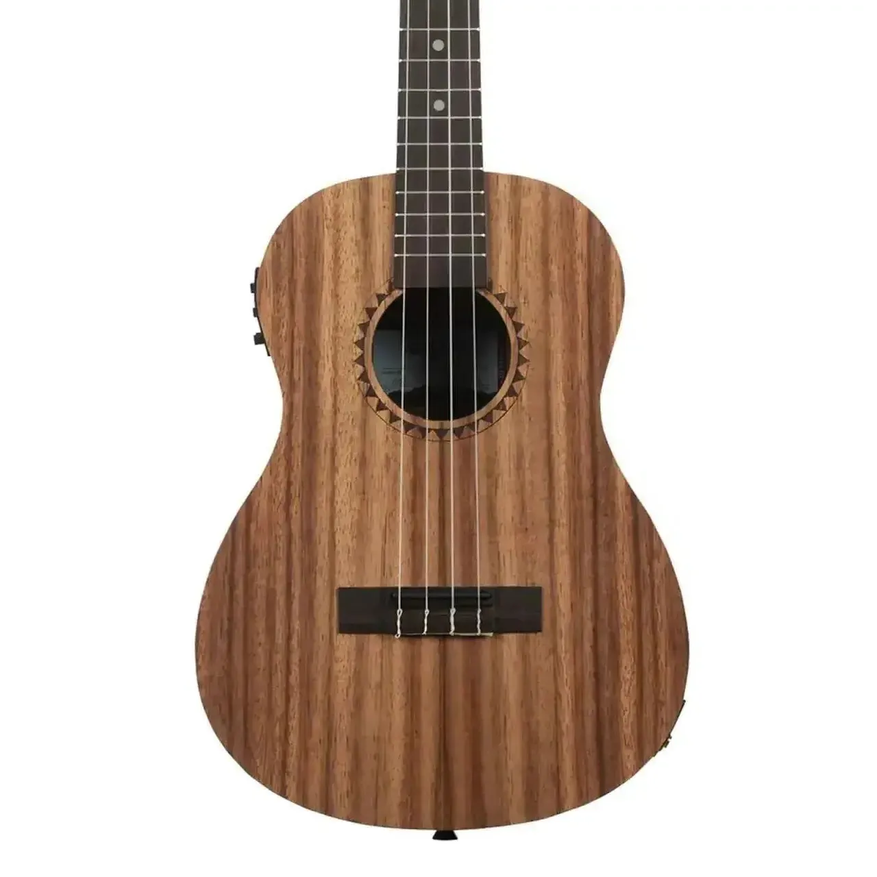 Kala TEAK-BE Teak Baritone Ukulele w/ EQ