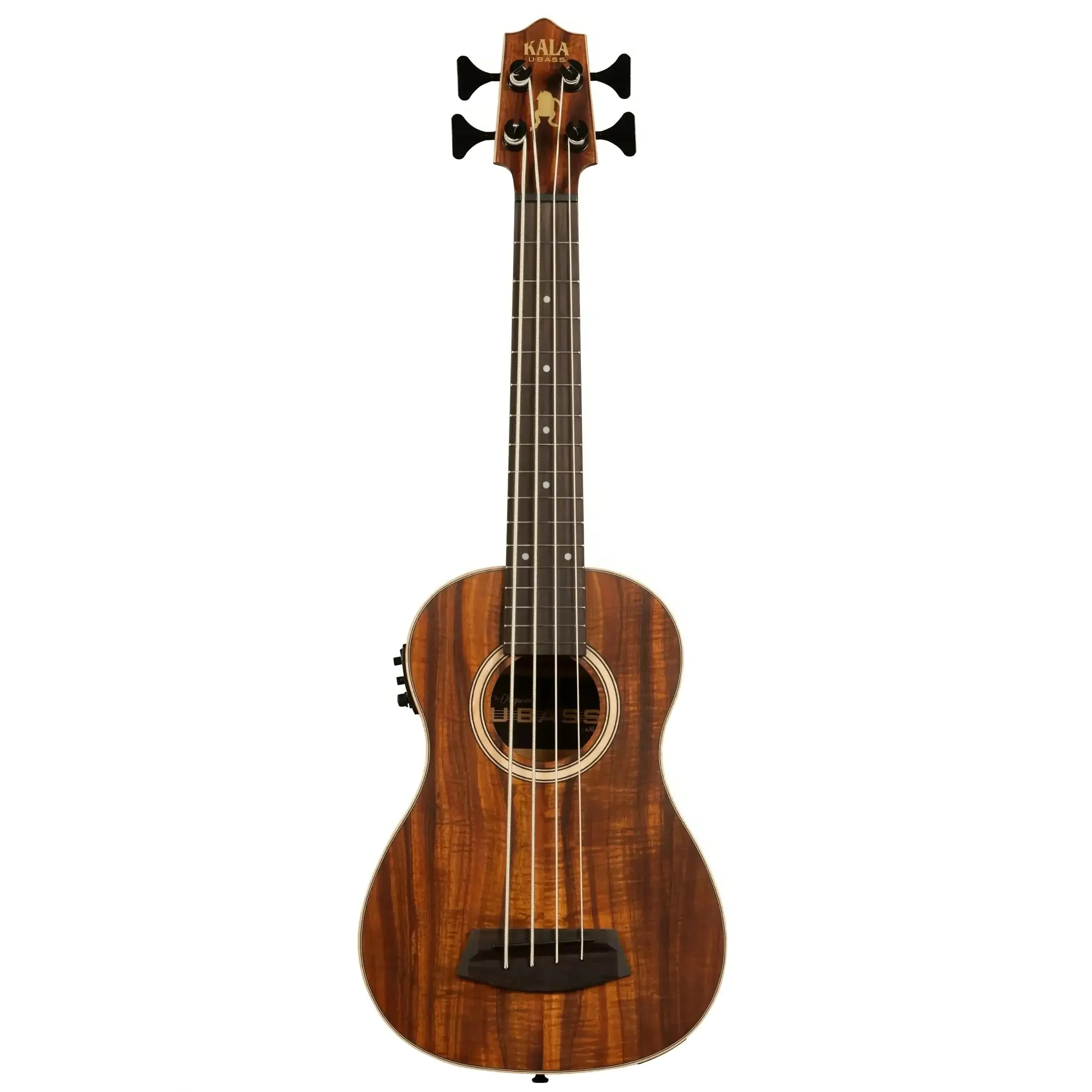 Kala UBASS-KOA-FS Solid Hawaiian Koa Top Acoustic-Electric U•BASS - Image 3