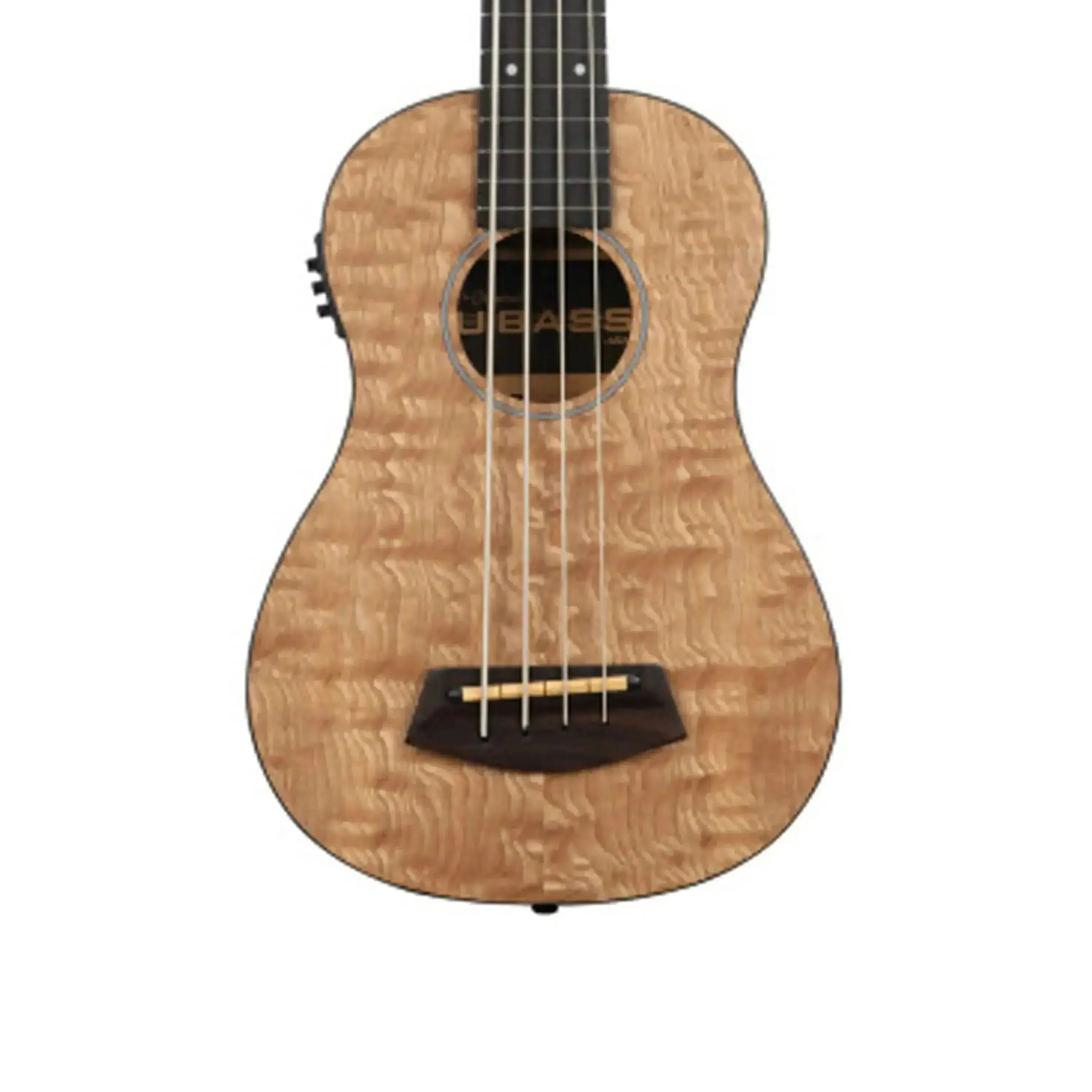 Kala UBASS-QA-FS Quilted Ash Fretted Acoustic-Electric U•BASS