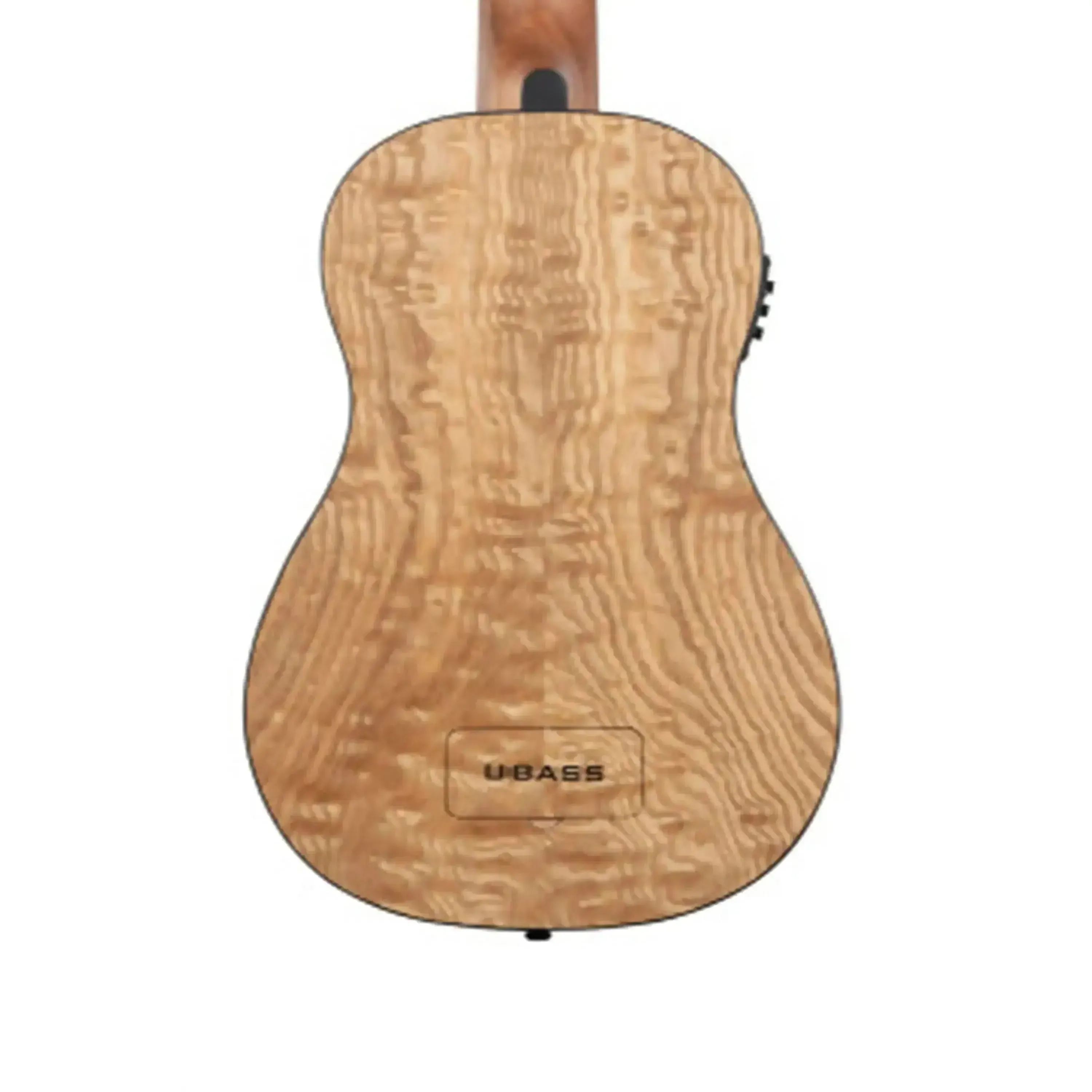 Kala UBASS-QA-FS Quilted Ash Fretted Acoustic-Electric U•BASS - Image 2
