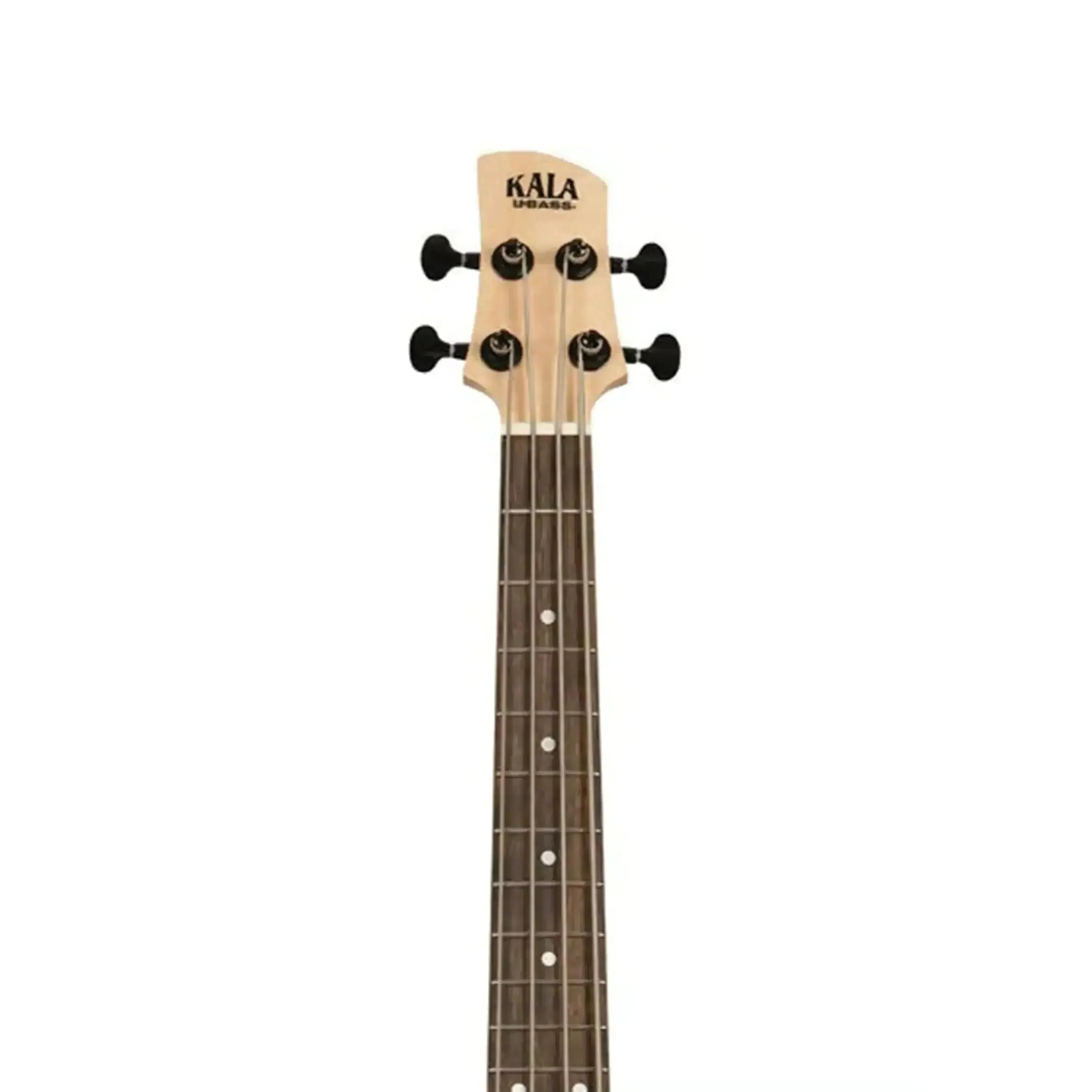 Kala UBASS-SB-BK-FS-L Jet Black Solid Body Fretted Left-Handed U•BASS - Image 4