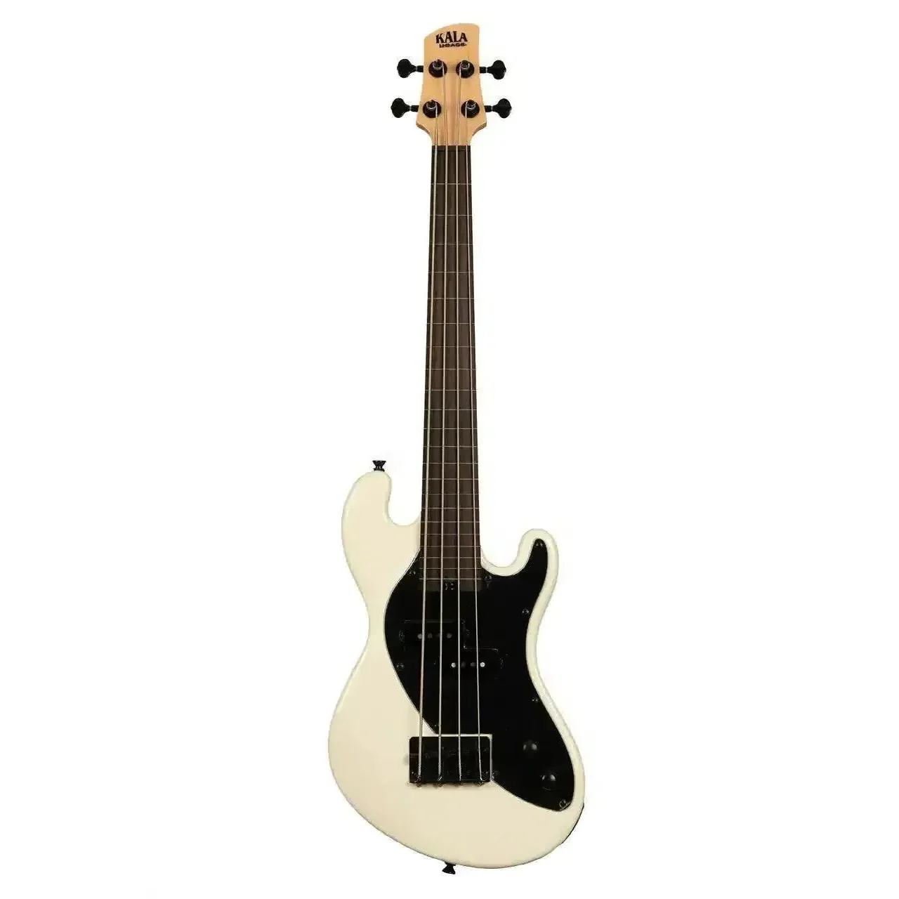 Kala UBASS-SB-CR-FL Sweet Cream Solid Body Fretless U•BASS - Image 3