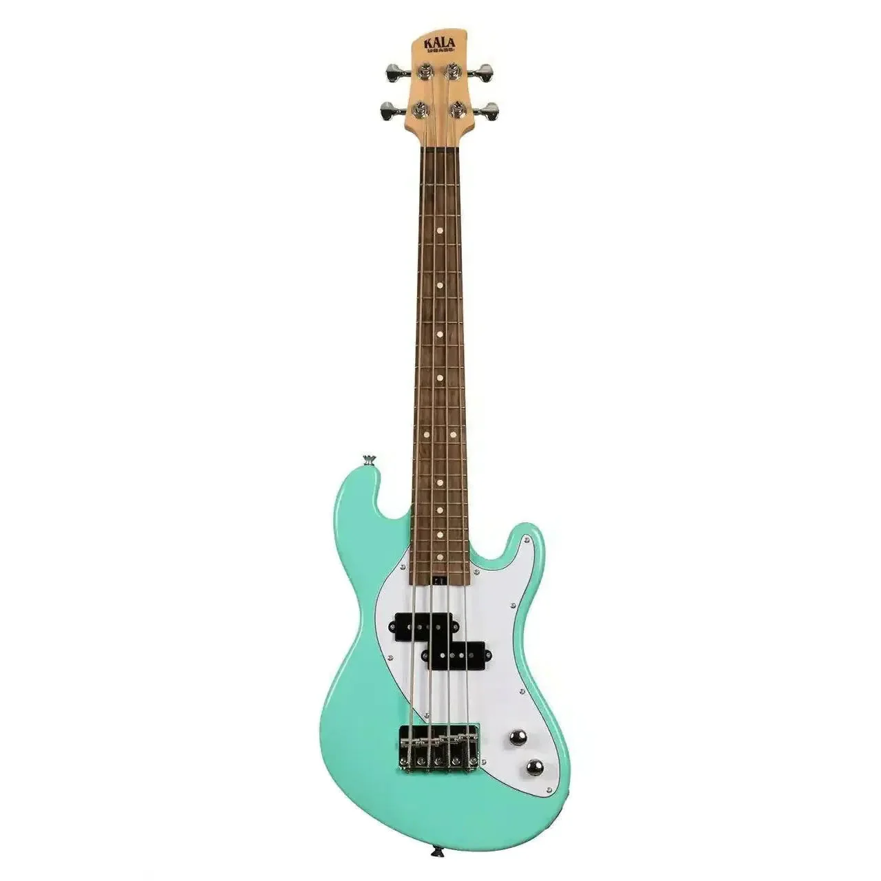 Kala UBASS-SB-GN-FS Surf Green Solid Body 4-String Fretted U•BASS - Image 3