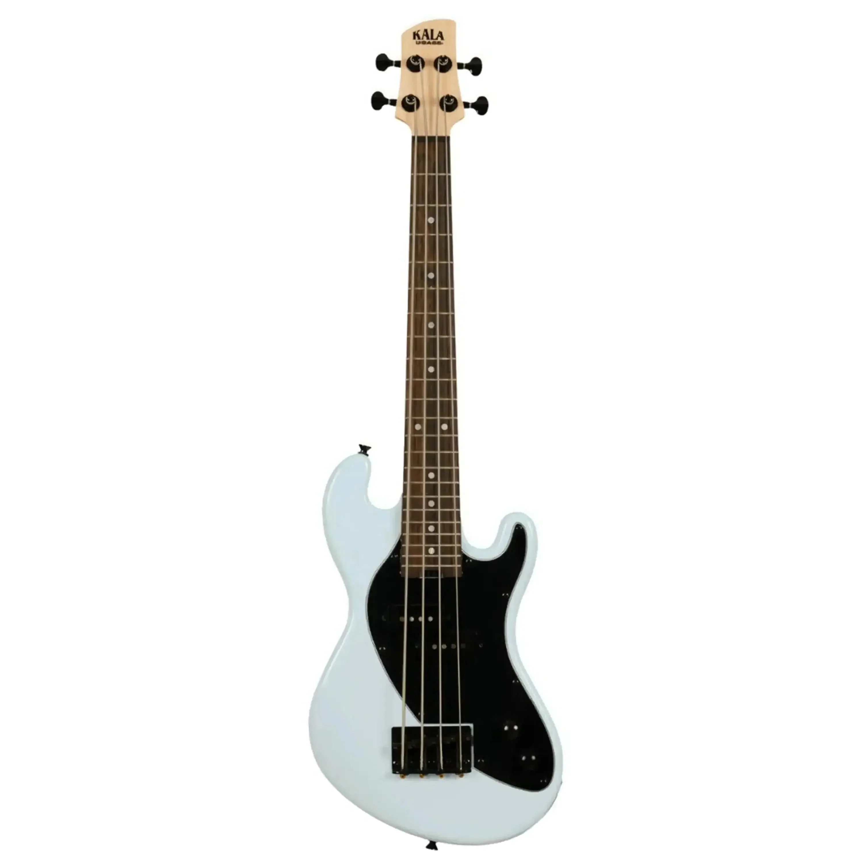 Kala UBASS-SB-LB-FS Solid Body 4-String Powder Blue Fretted U•BASS - Image 3