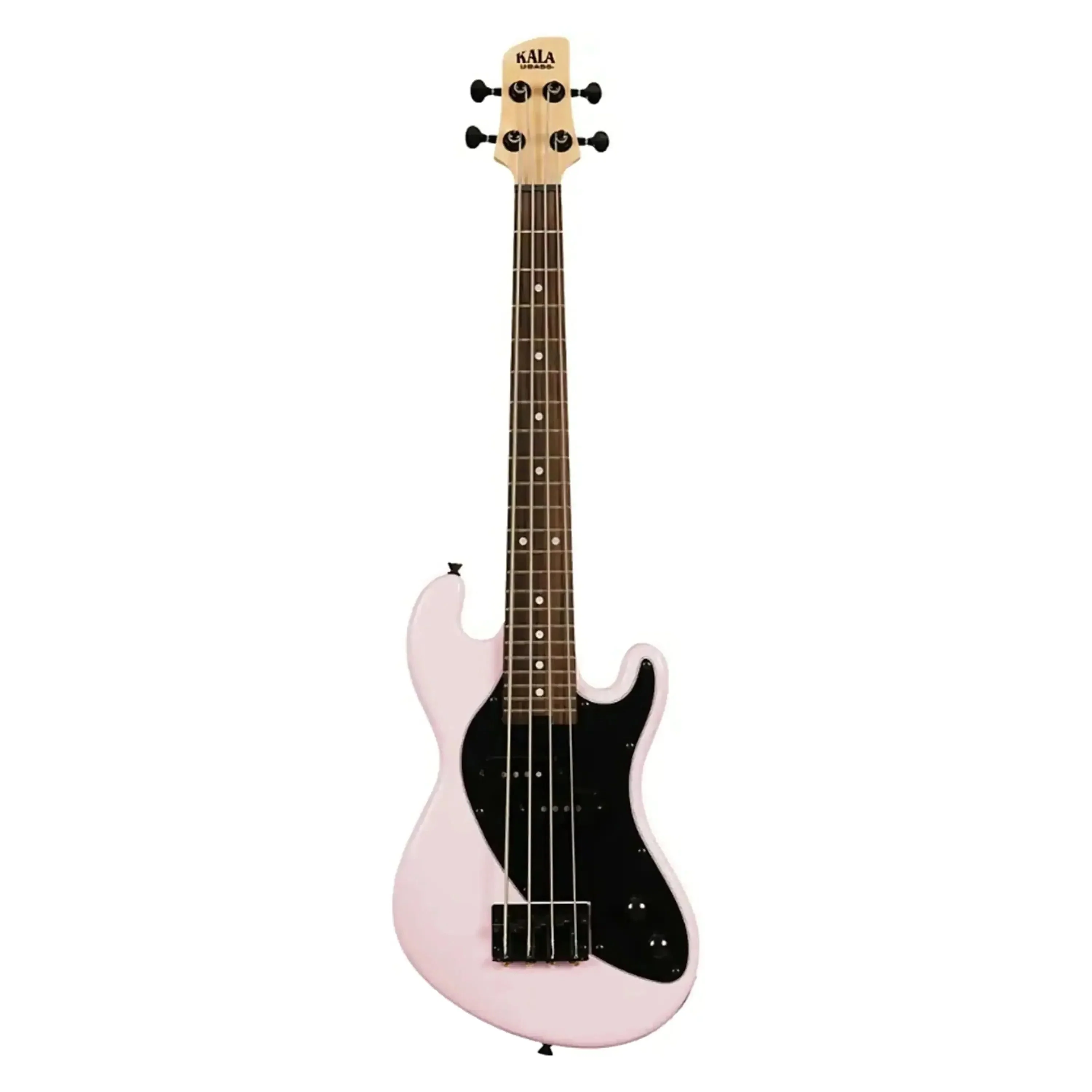 Kala UBASS-SB-LP-FS Solid Body 4-String Pale Pink Fretted U•BASS - Image 3