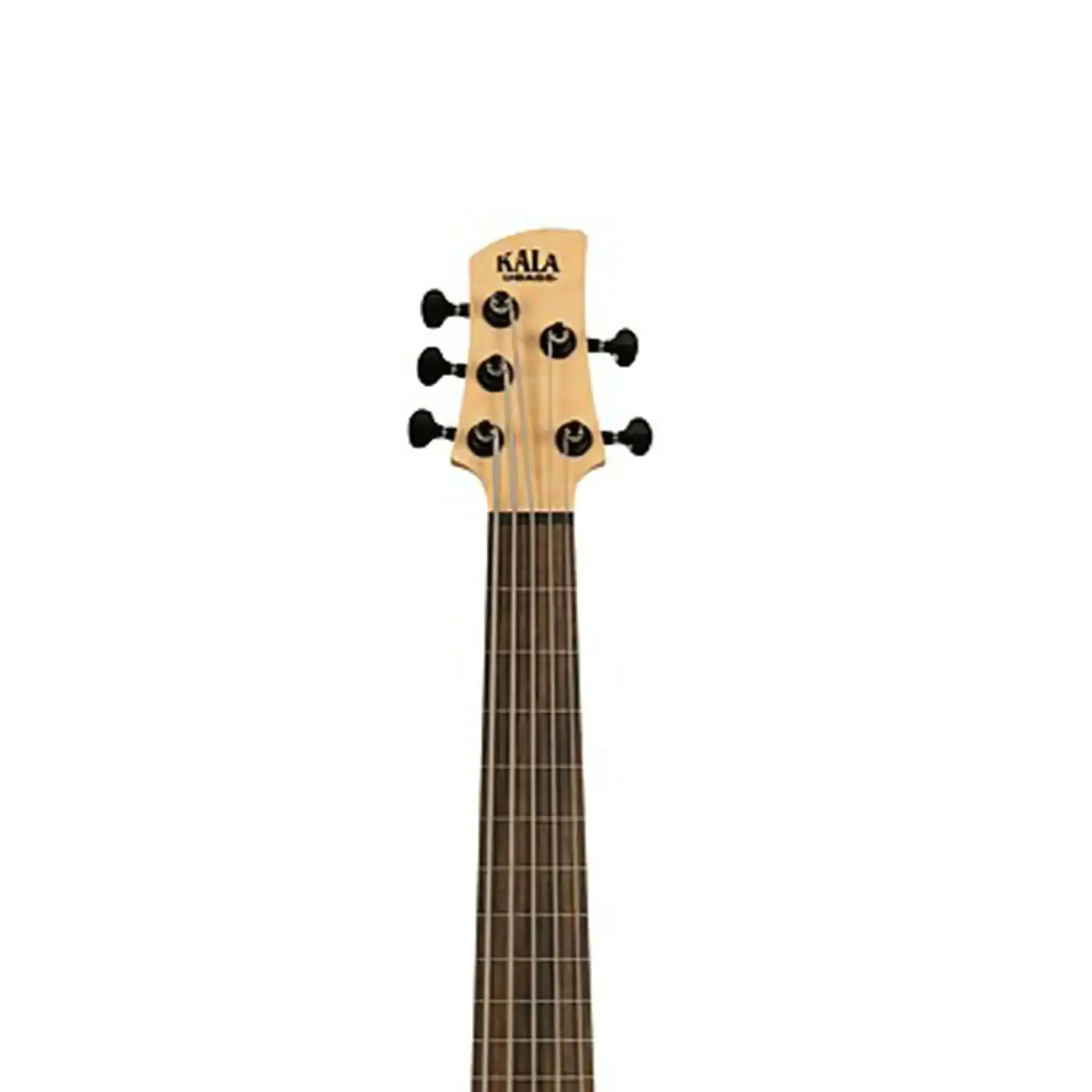 Kala UBASS-SB5-BK-FL Jet Black Solid Body Fretless 5-String U•BASS - Image 4