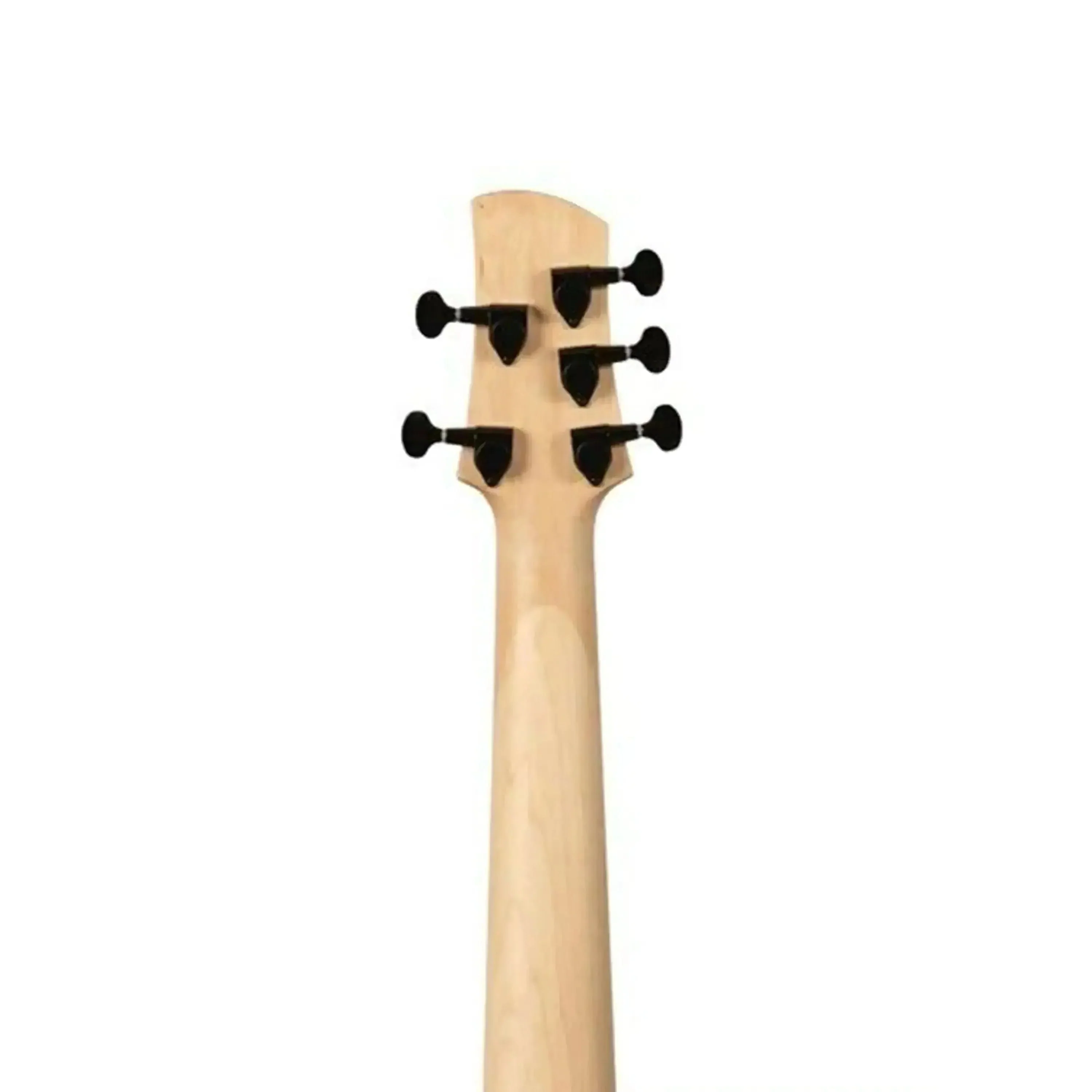 Kala UBASS-SB5-BK-FS Jet Black Solid Body Fretted 5-String U•BASS - Image 5