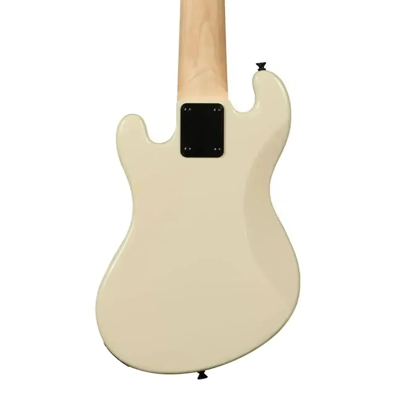 Kala UBASS-SB5-CR-FL Sweet Cream Solid Body 5-String Fretless U•BASS - Image 2