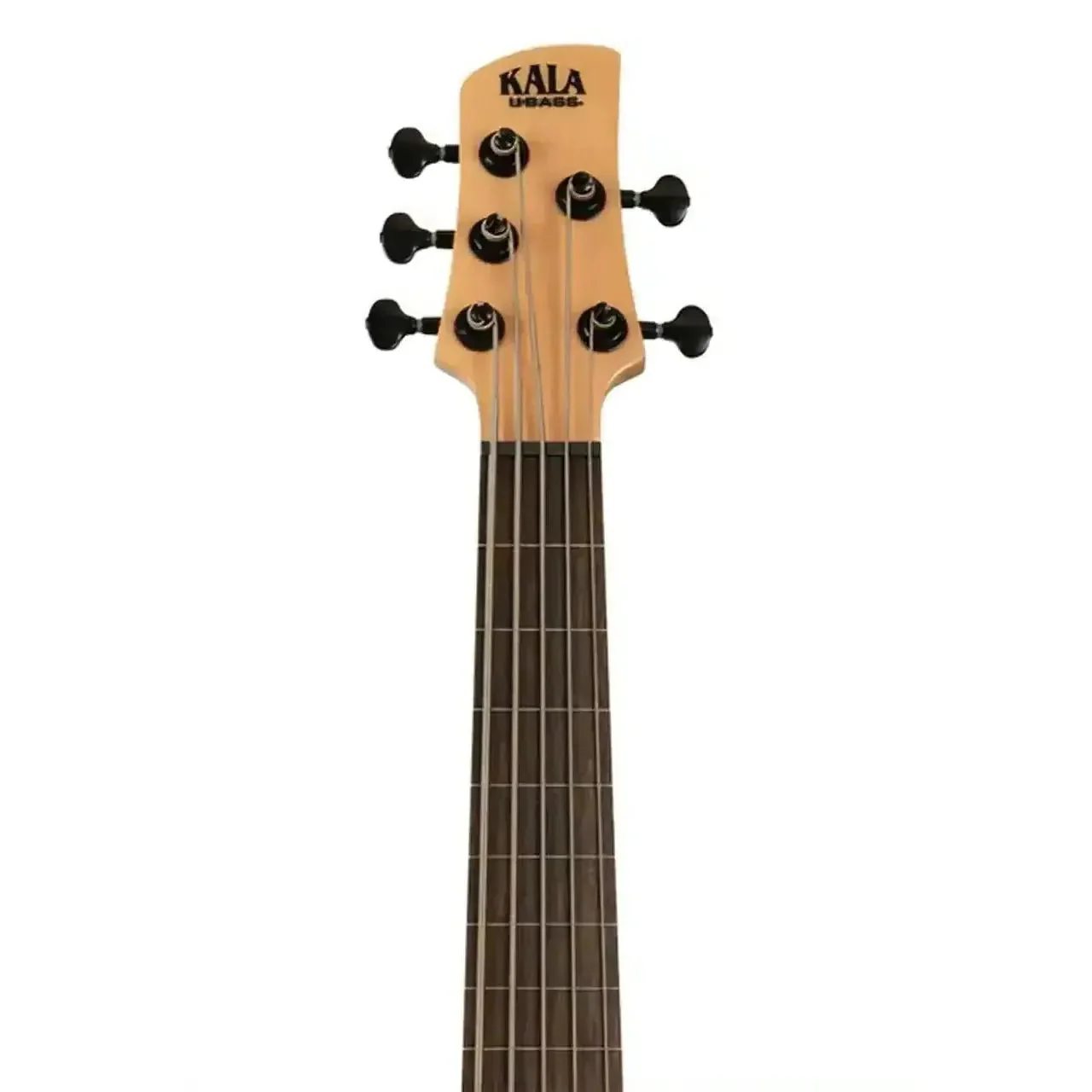 Kala UBASS-SB5-CR-FL Sweet Cream Solid Body 5-String Fretless U•BASS - Image 5