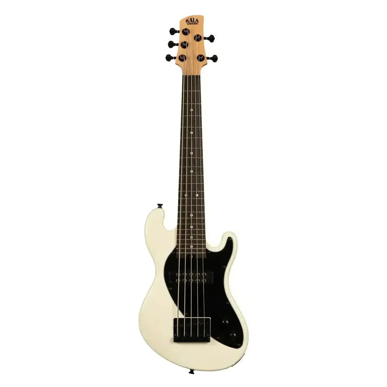Kala UBASS-SB5-CR-FS Sweet Cream Solid Body 5-String Fretted U•BASS - Image 3