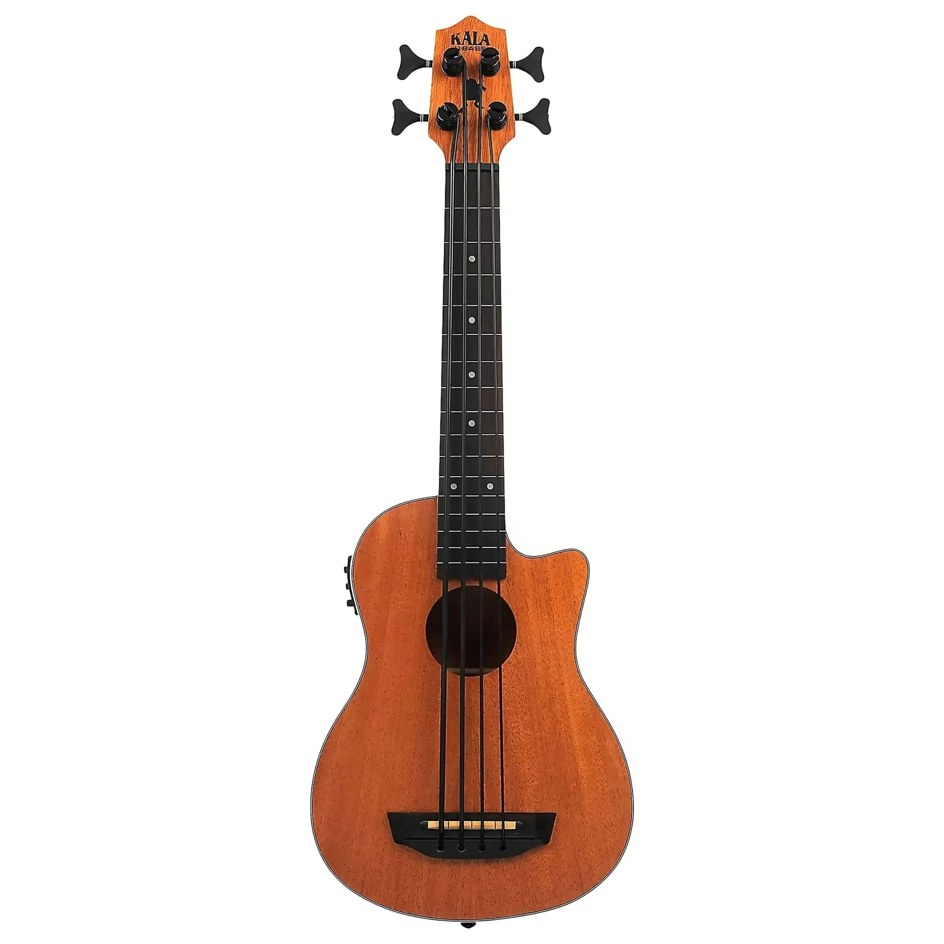 Kala UBASS-SCOUT-FL Scout Mahogany Fretless Acoustic-Electric U•BASS - Image 3
